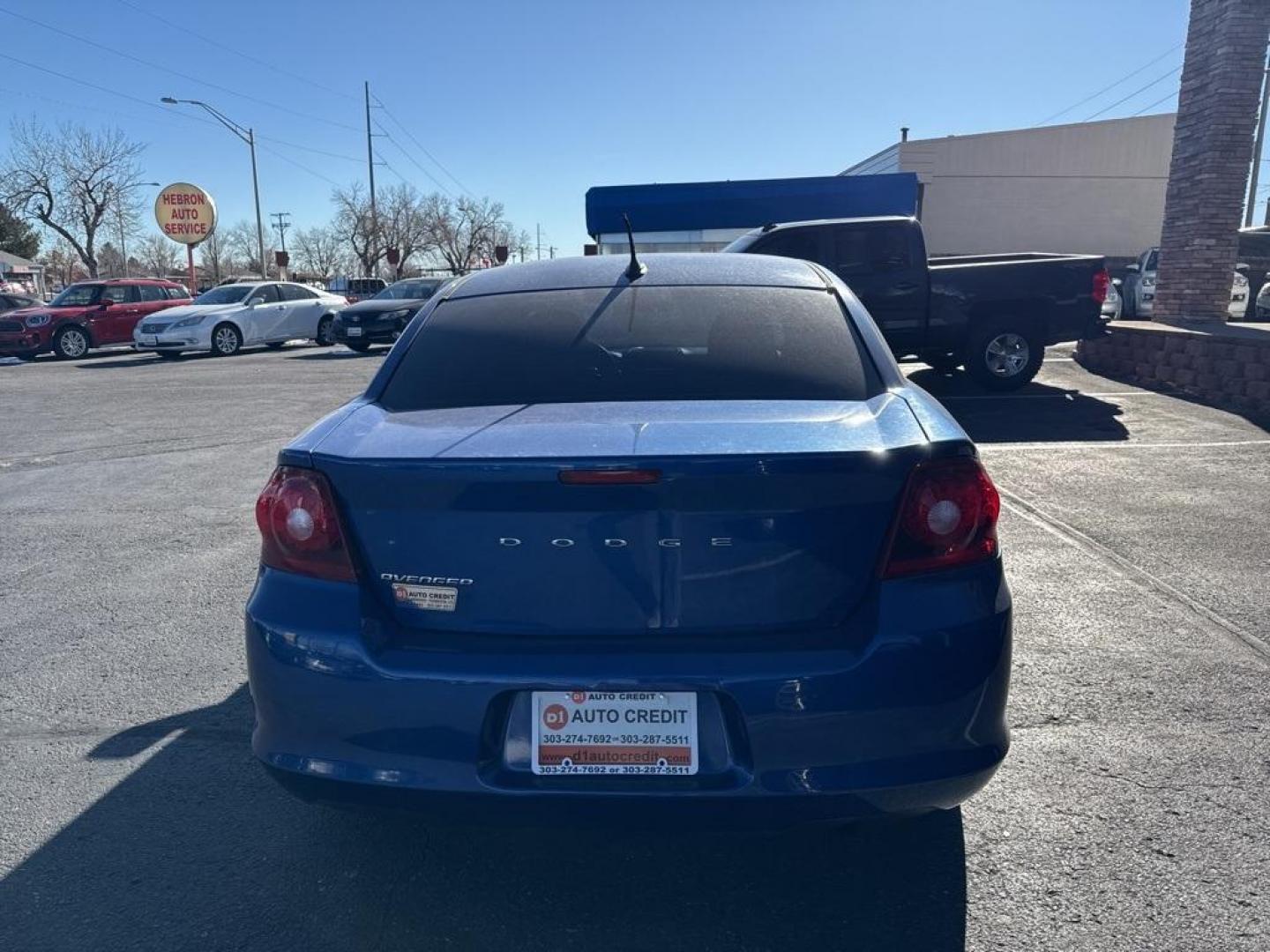 2014 Blue Streak Pearlcoat /Black Dodge Avenger SE (1C3CDZAB9EN) with an 2.4L I4 PZEV 16V Dual VVT engine, Automatic transmission, located at 8595 Washington St., Thornton, CO, 80229, (303) 287-5511, 39.852348, -104.978447 - 2014 Dodge Avenger FWD<br><br>D1 Auto NEVER charges dealer fees! All cars have clean titles and have been inspected for mechanical issues. We have financing for everyone. Good credit, bad credit, first time buyers.<br><br>Please call Lakewood Location 303-274-7692 or Thornton 303-287-5511 to schedul - Photo#5