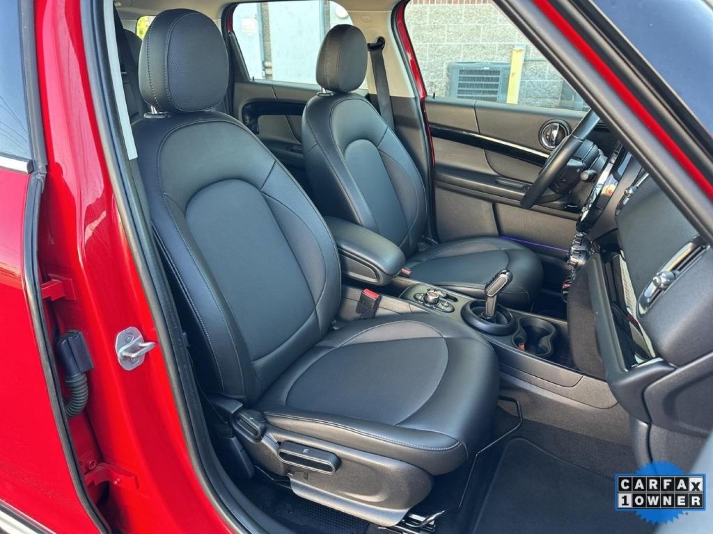 2022 Chili Red /Carbon Black MINI Cooper Countryman Signature All Wheel Drive (WMZ43BR07N3) with an 1.5L I-3 engine, Automatic transmission, located at 8595 Washington St., Thornton, CO, 80229, (303) 287-5511, 39.852348, -104.978447 - 2022 MINI Cooper Countryman All Wheel Drive and in mint condition. Loaded with, heated leather seats, panoramic roof, backup camera, Apple/Android Carplay, Assistant and more. <br><br>All Cars Have Clean Colorado Titles And Are Serviced Before Sale.<br><br>CarfaxOne Owner, No Accidents, Apple/Androi - Photo#14