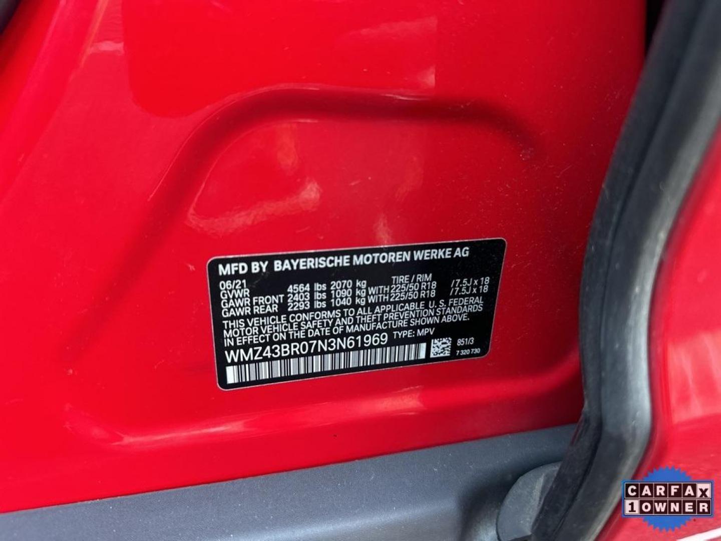 2022 Chili Red /Carbon Black MINI Cooper Countryman Signature (WMZ43BR07N3) with an 1.5L I-3 engine, Automatic transmission, located at 8595 Washington St., Thornton, CO, 80229, (303) 287-5511, 39.852348, -104.978447 - 2022 MINI Cooper Countryman All Wheel Drive and in mint condition. Loaded with, heated leather seats, panoramic roof, backup camera, Apple/Android Carplay, Assistant and more. <br><br>All Cars Have Clean Colorado Titles And Are Serviced Before Sale.<br><br>CarfaxOne Owner, No Accidents, Apple/Androi - Photo#25