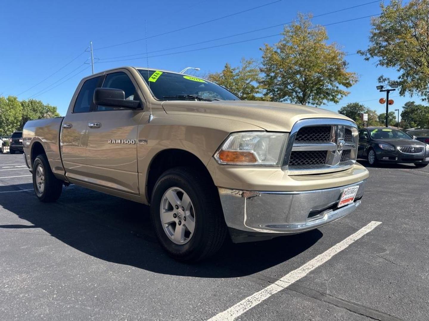 2011 White Gold Clearcoat /Dark Slate/Medium Graystone Ram 1500 SLT (1D7RV1GT8BS) with an HEMI 5.7L V8 Multi Displacement VVT engine, Automatic transmission, located at 8595 Washington St., Thornton, CO, 80229, (303) 287-5511, 39.852348, -104.978447 - 2011 Ram 1500<br><br>D1 Auto NEVER charges dealer fees! All cars have clean titles and have been inspected for mechanical issues. We have financing for everyone. Good credit, bad credit, first time buyers.<br><br>Please call Lakewood Location 303-274-7692 or Thornton 303-287-5511 to schedule a test - Photo#3