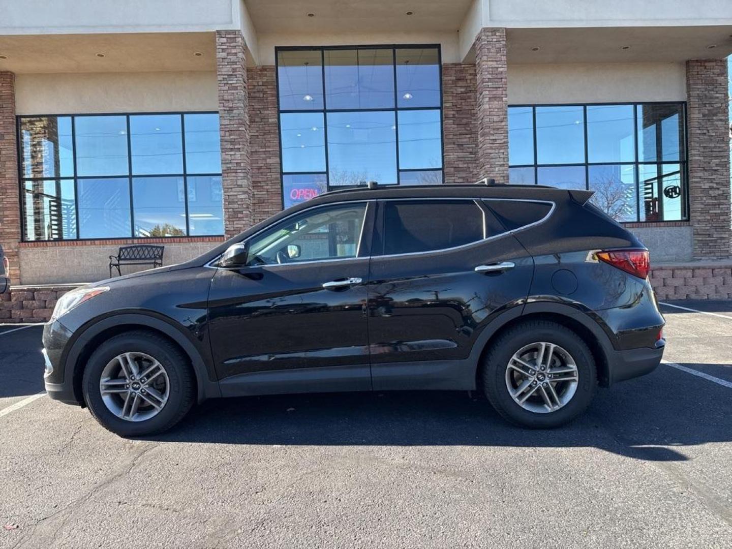 2017 Twilight Black /Gray Hyundai Santa Fe Sport 2.4 Premium Plus (5NMZUDLB7HH) with an 2.4L I4 DGI DOHC 16V engine, Automatic transmission, located at 8595 Washington St., Thornton, CO, 80229, (303) 287-5511, 39.852348, -104.978447 - 2017 Hyundai Santa Fe Sport AWD All Cars Have Clean Titles And Are Serviced Before Sale., Clean Carfax, No Accident, Blind Spot Monitoring, Backup Camera, Leather, Heated Seats, Bluetooth/ With Bluetooth Audio, Non Smoker, No Pet Odor Or Hair, Santa Fe Sport 2.4 Premium Plus, AWD, 2.4L Popular Equip - Photo#7