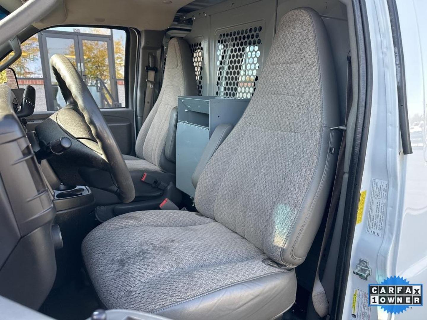 2019 Summit White /Medium Pewter GMC Savana 2500 Work Van (1GTW7AFG1K1) with an Vortec 6.0L V8 SFI Flex Fuel engine, Automatic transmission, located at 8595 Washington St., Thornton, CO, 80229, (303) 287-5511, 39.852348, -104.978447 - 4x4 Conversion and 6.0L Engine. Loaded up with storage bins, ladder racks and ready to go to work. Fully serviced with no mechanical issues.<br>In House Financing Available.<br><br>All Cars Have Clean Titles And Are Serviced Before Sale., Backup Camera, Savana 2500 Work Van 4x4 Conversion, Vortec 6 - Photo#20