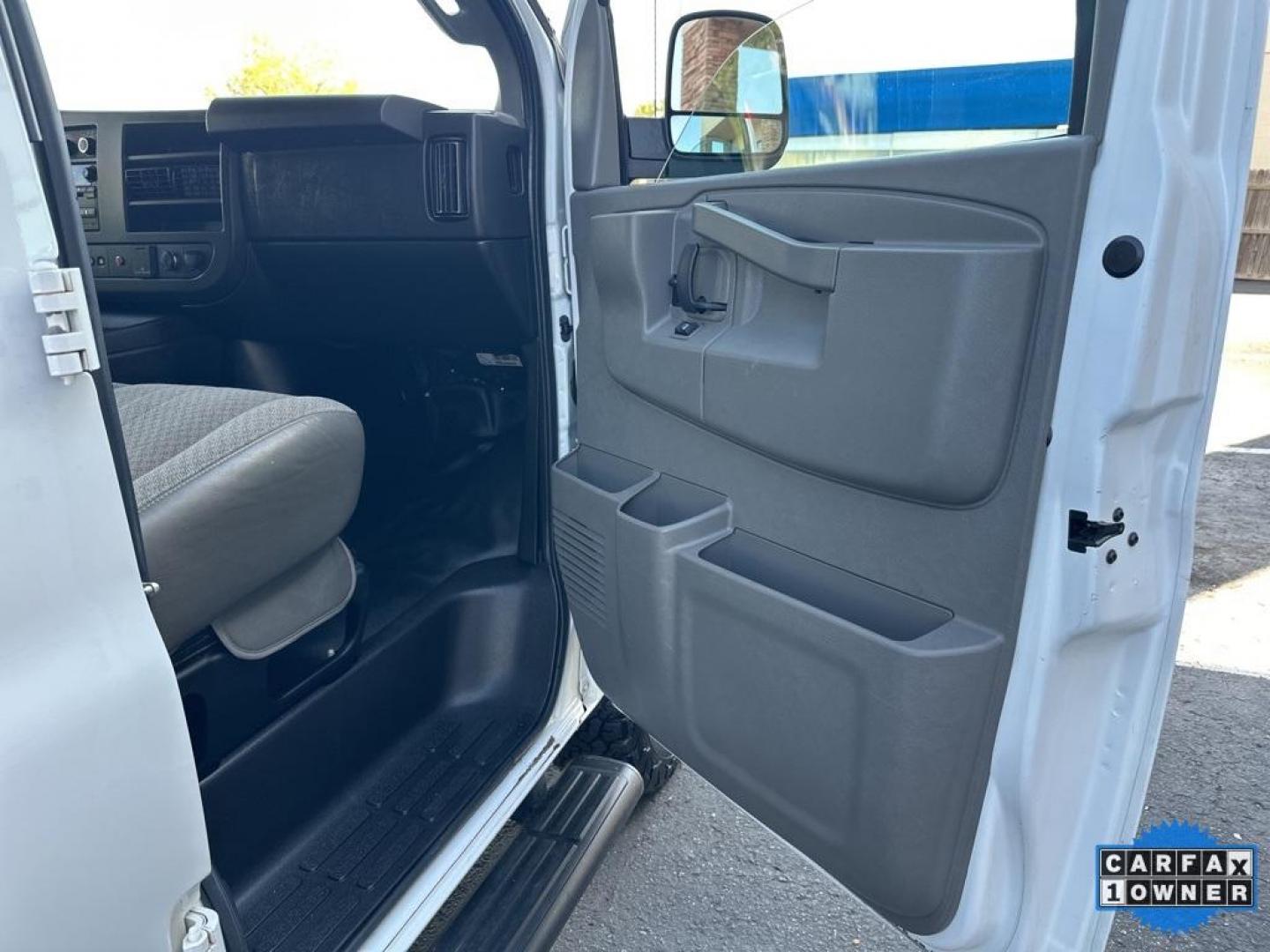 2019 Summit White /Medium Pewter GMC Savana 2500 Work Van (1GTW7AFG1K1) with an Vortec 6.0L V8 SFI Flex Fuel engine, Automatic transmission, located at 8595 Washington St., Thornton, CO, 80229, (303) 287-5511, 39.852348, -104.978447 - 4x4 Conversion and 6.0L Engine. Loaded up with storage bins, ladder racks and ready to go to work. Fully serviced with no mechanical issues.<br>In House Financing Available.<br><br>All Cars Have Clean Titles And Are Serviced Before Sale., Backup Camera, Savana 2500 Work Van 4x4 Conversion, Vortec 6 - Photo#23