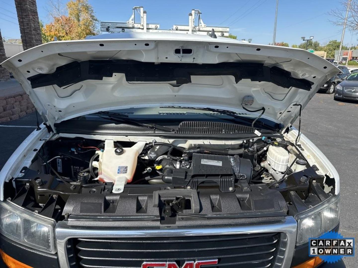 2019 Summit White /Medium Pewter GMC Savana 2500 Work Van (1GTW7AFG1K1) with an Vortec 6.0L V8 SFI Flex Fuel engine, Automatic transmission, located at 8595 Washington St., Thornton, CO, 80229, (303) 287-5511, 39.852348, -104.978447 - 4x4 Conversion and 6.0L Engine. Loaded up with storage bins, ladder racks and ready to go to work. Fully serviced with no mechanical issues.<br>In House Financing Available.<br><br>All Cars Have Clean Titles And Are Serviced Before Sale., Backup Camera, Savana 2500 Work Van 4x4 Conversion, Vortec 6 - Photo#30