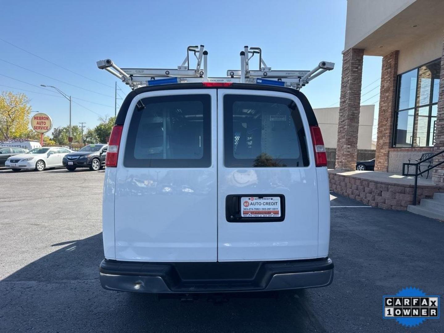 2019 Summit White /Medium Pewter GMC Savana 2500 Work Van (1GTW7AFG1K1) with an Vortec 6.0L V8 SFI Flex Fuel engine, Automatic transmission, located at 8595 Washington St., Thornton, CO, 80229, (303) 287-5511, 39.852348, -104.978447 - 4x4 Conversion and 6.0L Engine. Loaded up with storage bins, ladder racks and ready to go to work. Fully serviced with no mechanical issues.<br>In House Financing Available.<br><br>All Cars Have Clean Titles And Are Serviced Before Sale., Backup Camera, Savana 2500 Work Van 4x4 Conversion, Vortec 6 - Photo#6