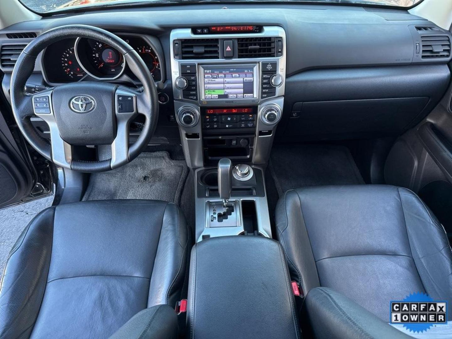 2011 Black /Black Toyota 4Runner Limited (JTEBU5JR2B5) with an 4.0L V6 SMPI DOHC engine, Automatic transmission, located at 8595 Washington St., Thornton, CO, 80229, (303) 287-5511, 39.852348, -104.978447 - 2011 Toyota 4Runner Limited with 3rd row seating. One Owner and fully loaded with, heated leather seats, backup camera, navigation, sun roof, Bluetooth and more. Seating for 7 with the 3rd row. <br><br>D1 Auto NEVER charges dealer fees! All cars have clean titles and have been inspected for mechanic - Photo#1