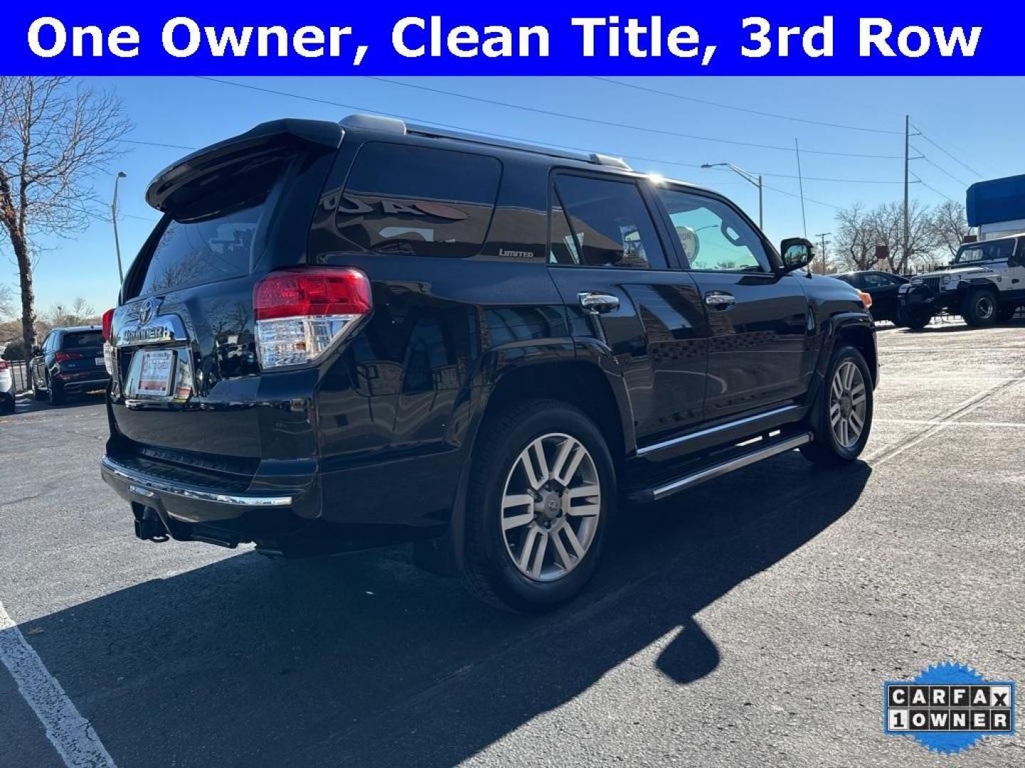 2011 Black /Black Toyota 4Runner Limited (JTEBU5JR2B5) with an 4.0L V6 SMPI DOHC engine, Automatic transmission, located at 8595 Washington St., Thornton, CO, 80229, (303) 287-5511, 39.852348, -104.978447 - 2011 Toyota 4Runner Limited with 3rd row seating. One Owner and fully loaded with, heated leather seats, backup camera, navigation, sun roof, Bluetooth and more. Seating for 7 with the 3rd row. <br><br>D1 Auto NEVER charges dealer fees! All cars have clean titles and have been inspected for mechanic - Photo#7