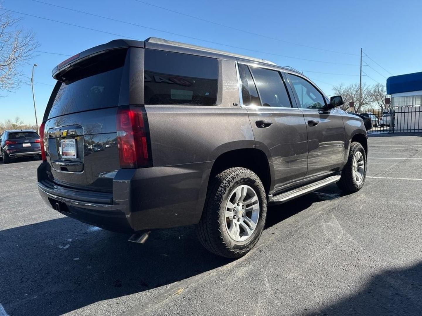 2015 Tungsten Metallic /Black Chevrolet Tahoe LS (1GNSKAKC6FR) with an EcoTec3 5.3L V8 Flex Fuel engine, Automatic transmission, located at 8595 Washington St., Thornton, CO, 80229, (303) 287-5511, 39.852348, -104.978447 - 2015 Chevrolet Tahoe 4WD 4WD, Black Cloth.<br><br>D1 Auto NEVER charges dealer fees! All cars have clean titles and have been inspected for mechanical issues. We have financing for everyone. Good credit, bad credit, first time buyers.<br>Odometer is 8713 miles below market average!<br>Please call La - Photo#4