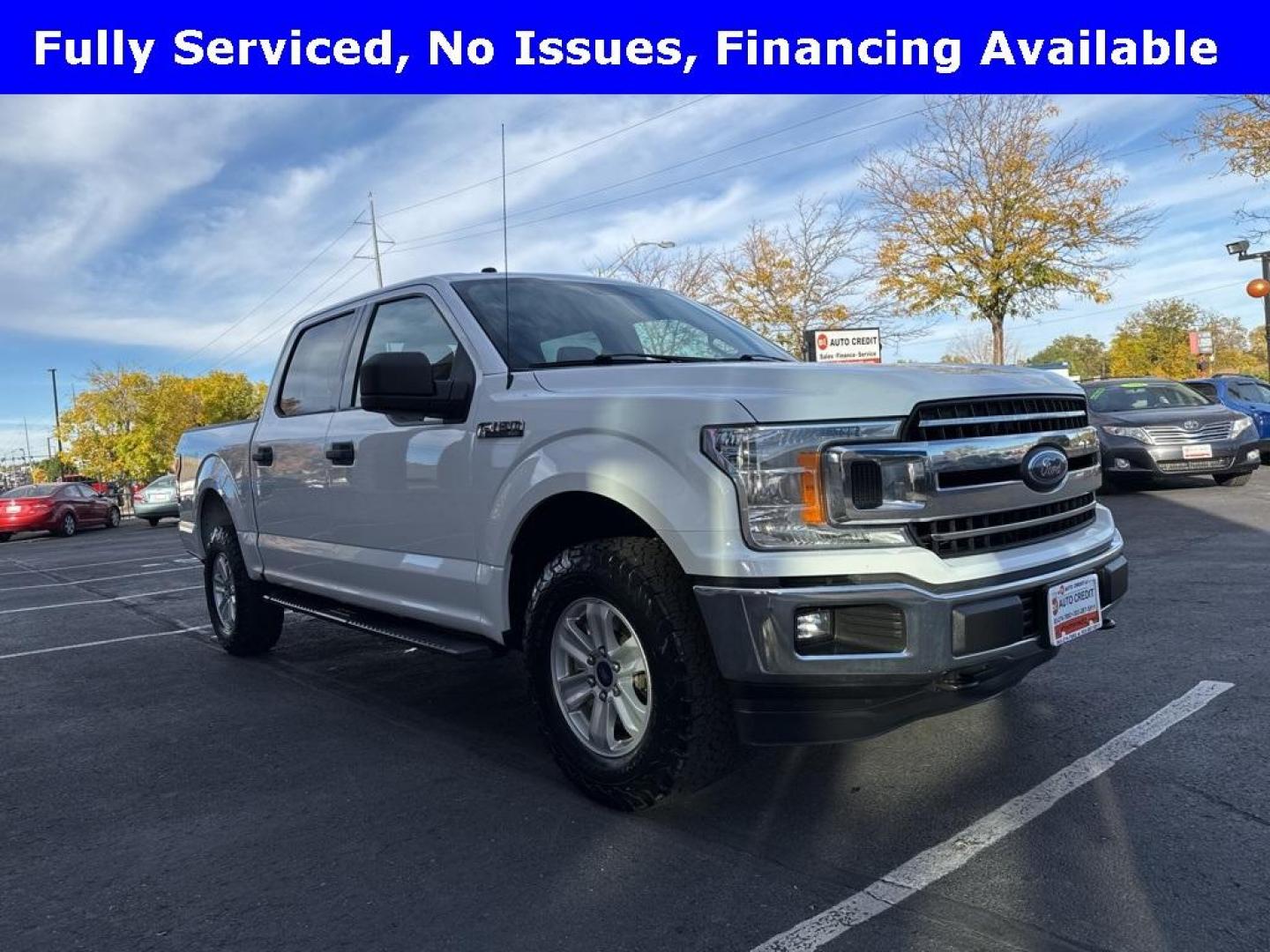 2018 Oxford White /Medium Earth Gray Ford F-150 XLT (1FTEW1E53JK) with an 5.0L V8 engine, Automatic transmission, located at 8595 Washington St., Thornton, CO, 80229, (303) 287-5511, 39.852348, -104.978447 - 2018 Ford F-150 XLT 4x4, One Owner and in great condition. 5.0 V8 engine is by far the best available engine for Ford trucks and towing. Fully serviced and ready for work or play. <br><br>All Cars Have Clean Titles And Are Serviced Before Sale., CarfaxOne Owner, No Accidents, Backup Camera, Non Smok - Photo#3