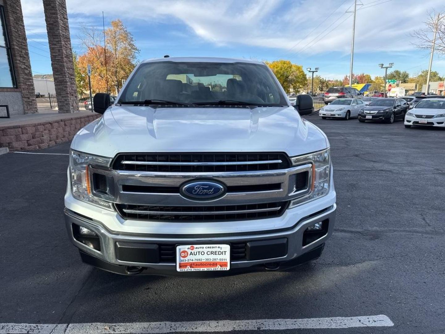 2018 Oxford White /Medium Earth Gray Ford F-150 XLT (1FTEW1E53JK) with an 5.0L V8 engine, Automatic transmission, located at 8595 Washington St., Thornton, CO, 80229, (303) 287-5511, 39.852348, -104.978447 - 2018 Ford F-150 XLT 4x4, One Owner and in great condition. 5.0 V8 engine is by far the best available engine for Ford trucks and towing. Fully serviced and ready for work or play. <br><br>All Cars Have Clean Titles And Are Serviced Before Sale., CarfaxOne Owner, No Accidents, Backup Camera, Non Smok - Photo#2