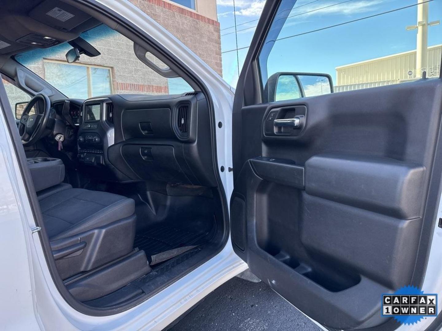 2019 Summit White /Black Chevrolet Silverado 1500 WT (1GCRYAEFXKZ) with an EcoTec3 5.3L V8 engine, Automatic transmission, located at 8595 Washington St., Thornton, CO, 80229, (303) 287-5511, 39.852348, -104.978447 - 2019 Chevrolet Silverado 1500 4x4, Quad Cab in great condition and fully serviced. This truck is ready for work or pleasure and equiped with the desirable 5.3L engine. <br>All Cars Have Clean Titles And Are Serviced Before Sale., CarfaxOne Owner, No Accidents, Backup Camera, Non Smoker, No Pet Odor - Photo#21