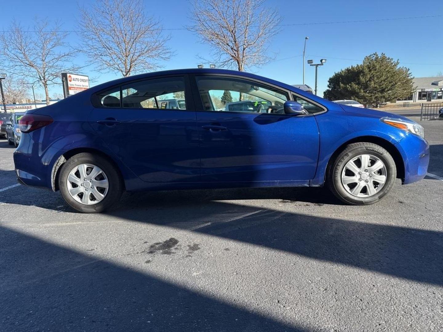 2017 Deep Sea Blue /Black Kia Forte LX (3KPFL4A71HE) with an 2.0L I4 DOHC Dual CVVT engine, Automatic transmission, located at 8595 Washington St., Thornton, CO, 80229, (303) 287-5511, 39.852348, -104.978447 - 2017 Kia Forte FWD<br><br>D1 Auto NEVER charges dealer fees! All cars have clean titles and have been inspected for mechanical issues. We have financing for everyone. Good credit, bad credit, first time buyers.<br><br>Please call Lakewood Location 303-274-7692 or Thornton 303-287-5511 to schedule a - Photo#3