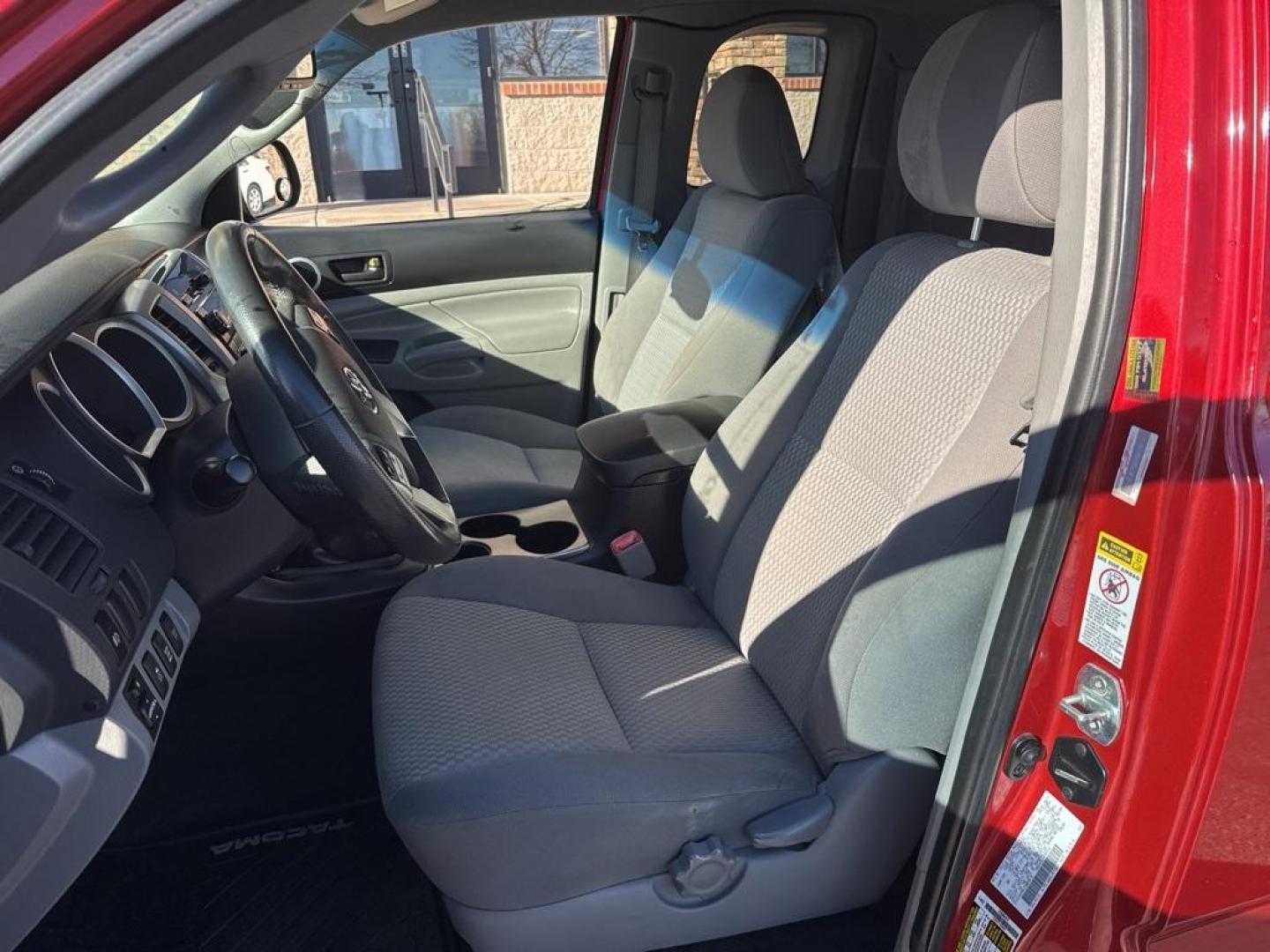 2012 Barcelona Red Metallic /Graphite Toyota Tacoma SR5 (5TFUX4EN6CX) with an 2.7L I4 DOHC 16V engine, Manual transmission, located at 8595 Washington St., Thornton, CO, 80229, (303) 287-5511, 39.852348, -104.978447 - 2012 Toyota Tacoma 4x4, manual transmission, 4cyl that is a 9.7 out of 10 condition wise. Non smoker, no rust and nicely equipped with SR5 package. You will not find a nicer one anywhere. <br><br>All Cars Have Clean Titles And Are Serviced Before Sale., Backup Camera, Non Smoker, No Pet Odor Or Hair - Photo#12