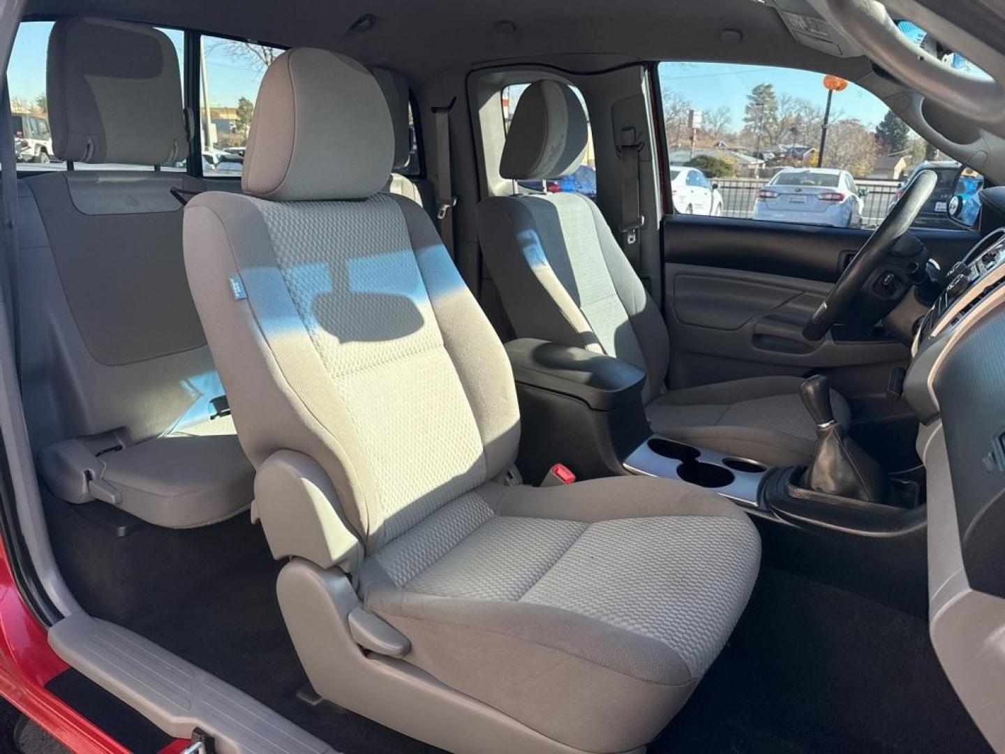 2012 Barcelona Red Metallic /Graphite Toyota Tacoma SR5 (5TFUX4EN6CX) with an 2.7L I4 DOHC 16V engine, Manual transmission, located at 8595 Washington St., Thornton, CO, 80229, (303) 287-5511, 39.852348, -104.978447 - 2012 Toyota Tacoma 4x4, manual transmission, 4cyl that is a 9.7 out of 10 condition wise. Non smoker, no rust and nicely equipped with SR5 package. You will not find a nicer one anywhere. <br><br>All Cars Have Clean Titles And Are Serviced Before Sale., Backup Camera, Non Smoker, No Pet Odor Or Hair - Photo#13