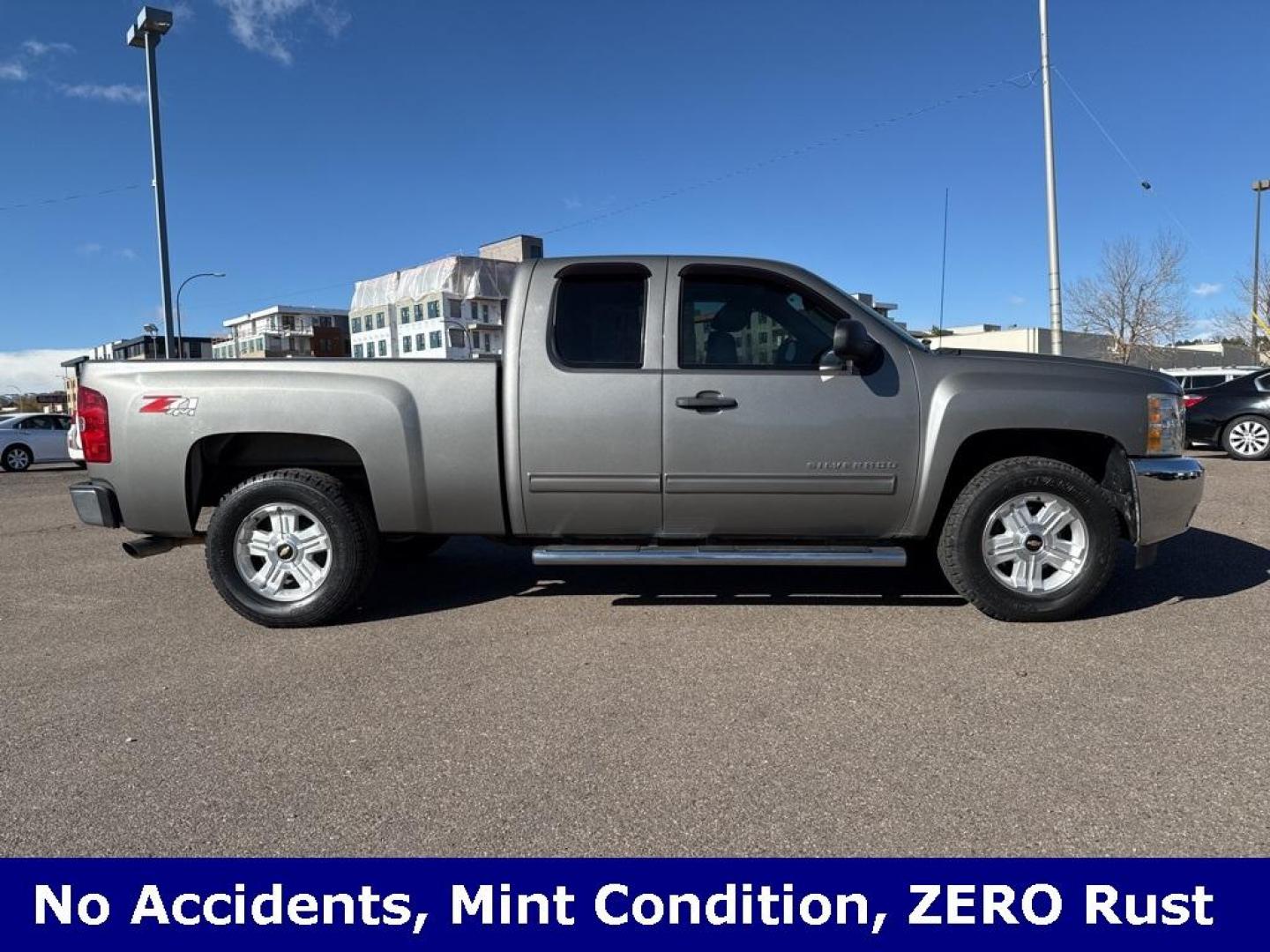 2013 Graystone Metallic /Ebony Chevrolet Silverado 1500 LT (1GCRKSE73DZ) with an Vortec 5.3L V8 SFI VVT Flex Fuel engine, Automatic transmission, located at 8595 Washington St., Thornton, CO, 80229, (303) 287-5511, 39.852348, -104.978447 - 2013 Chevrolet Silverado 1500 with crazy low miles!! This 2 owner truck is in mint condition inside and out with ZERO rust. You will not find a nicer low milage truck. No Accidents, Clean Title.<br><br>All Cars Have Clean Titles And Are Serviced Before Sale., Clean Carfax, No Accident, Vortec 5.3L V - Photo#3