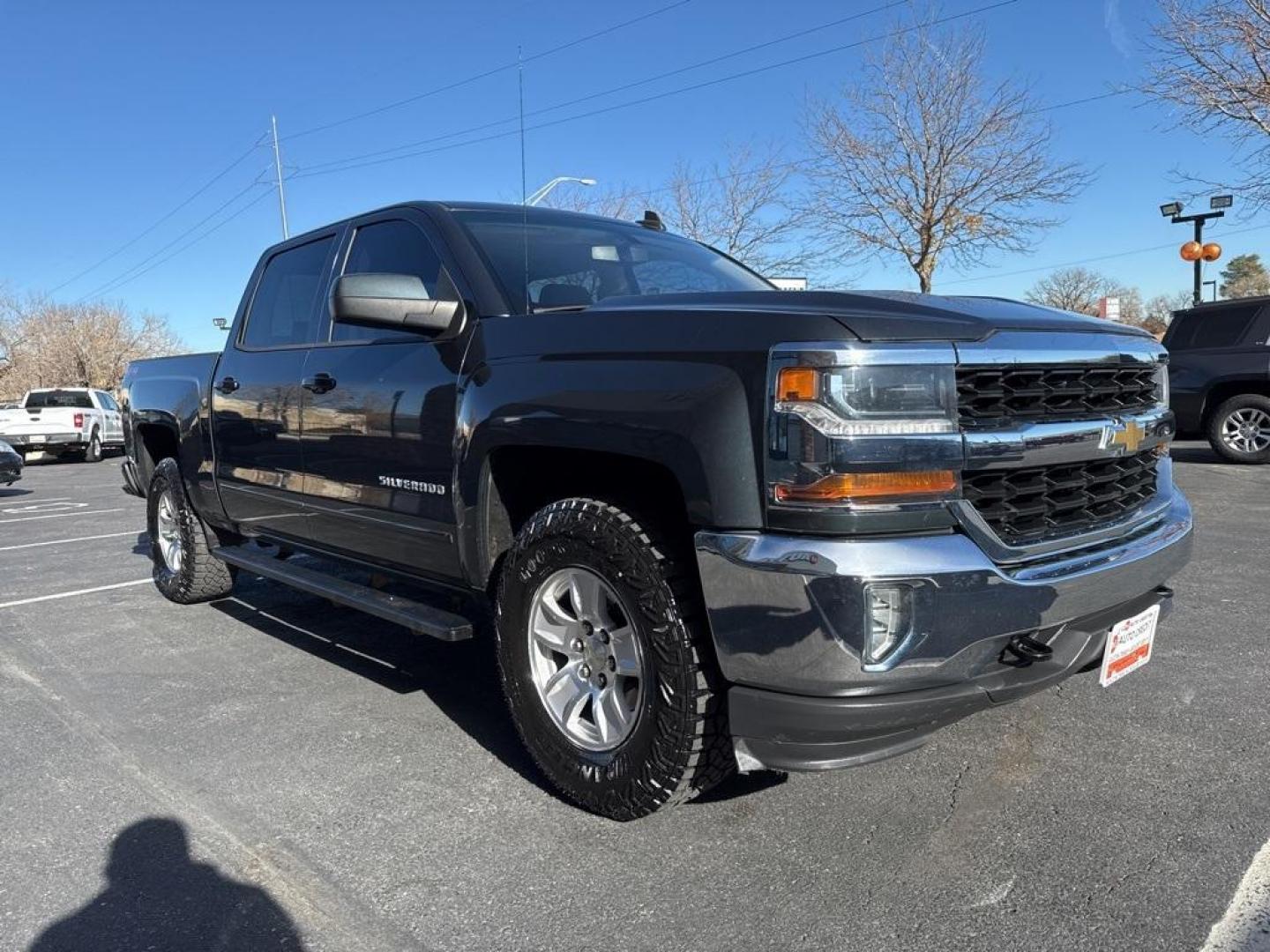 2017 Graphite Metallic /Cocoa/Dune Chevrolet Silverado 1500 LT (3GCUKREC1HG) with an V8 engine, Automatic transmission, located at 8595 Washington St., Thornton, CO, 80229, (303) 287-5511, 39.852348, -104.978447 - 2017 Chevrolet Silverado 1500 4WD LT1 that has just had a complete tune up including, new brakes front and rear, spark plugs, shocks front and rear, oil change and filters, new tires. This truck is in tiptop shape inside and out! No accidents, non smoker truck that shows no signs of abuse. <br><br> - Photo#2