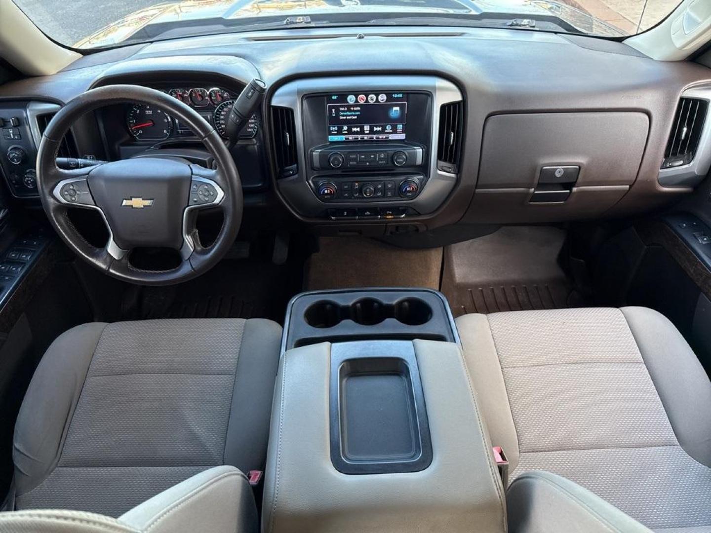 2017 Graphite Metallic /Cocoa/Dune Chevrolet Silverado 1500 LT (3GCUKREC1HG) with an V8 engine, Automatic transmission, located at 8595 Washington St., Thornton, CO, 80229, (303) 287-5511, 39.852348, -104.978447 - 2017 Chevrolet Silverado 1500 4WD LT1 that has just had a complete tune up including, new brakes front and rear, spark plugs, shocks front and rear, oil change and filters, new tires. This truck is in tiptop shape inside and out! No accidents, non smoker truck that shows no signs of abuse. <br><br> - Photo#8