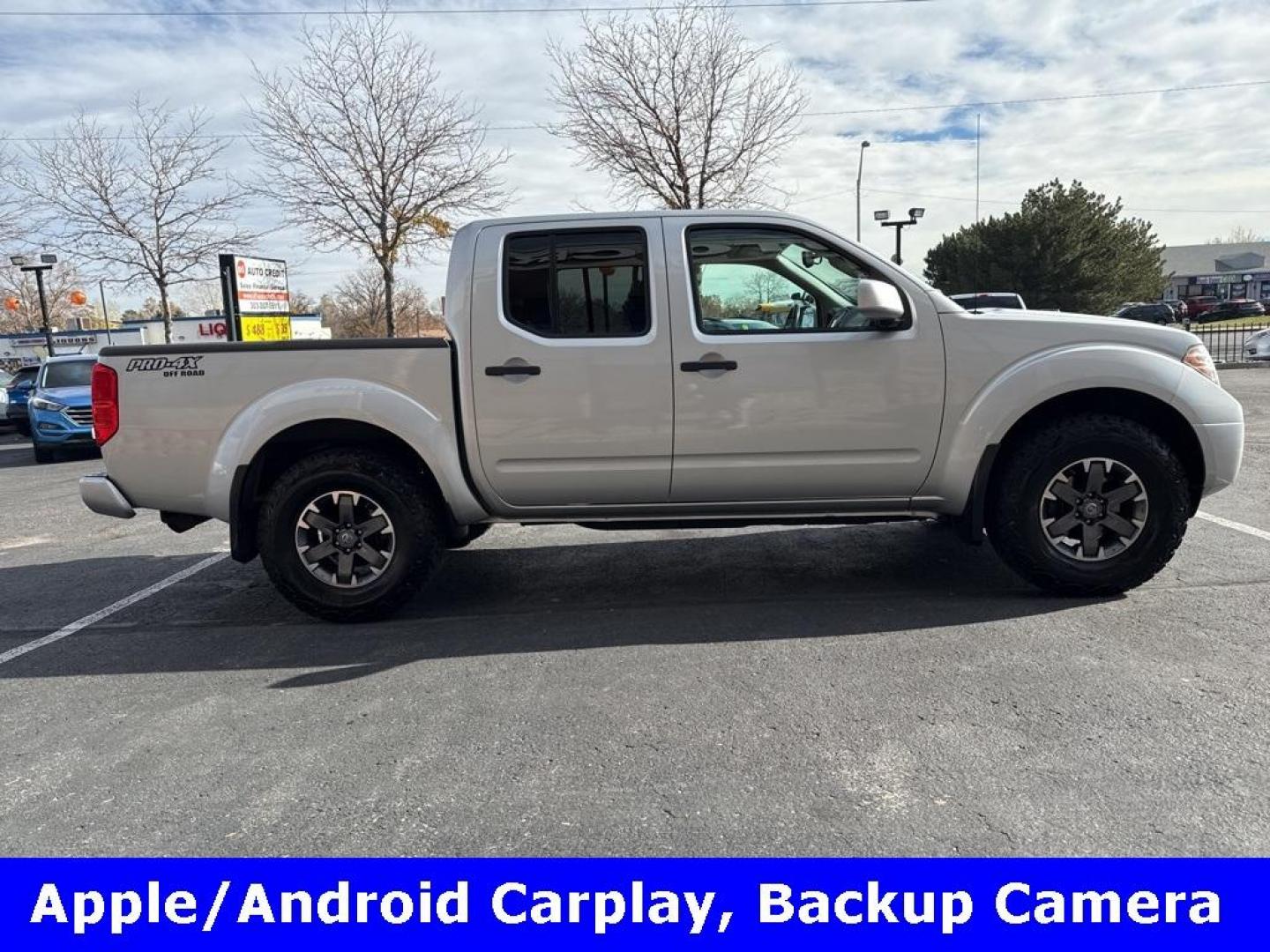 2018 Brilliant Silver /Graphite Nissan Frontier PRO-4X (1N6AD0EVXJN) with an 4.0L V6 DOHC engine, Automatic transmission, located at 8595 Washington St., Thornton, CO, 80229, (303) 287-5511, 39.852348, -104.978447 - 2018 Nissan Frontier PRO -4X 4WD in mint condition inside and out. This non smoker shows no signs of abuse anywhere and is rust free. Clean Colorado title and ready to go!! <br><br>All Cars Have Clean Titles And Are Serviced Before Sale., Clean Carfax, No Accident, Heated Seats, Apple/Android Car Pl - Photo#3