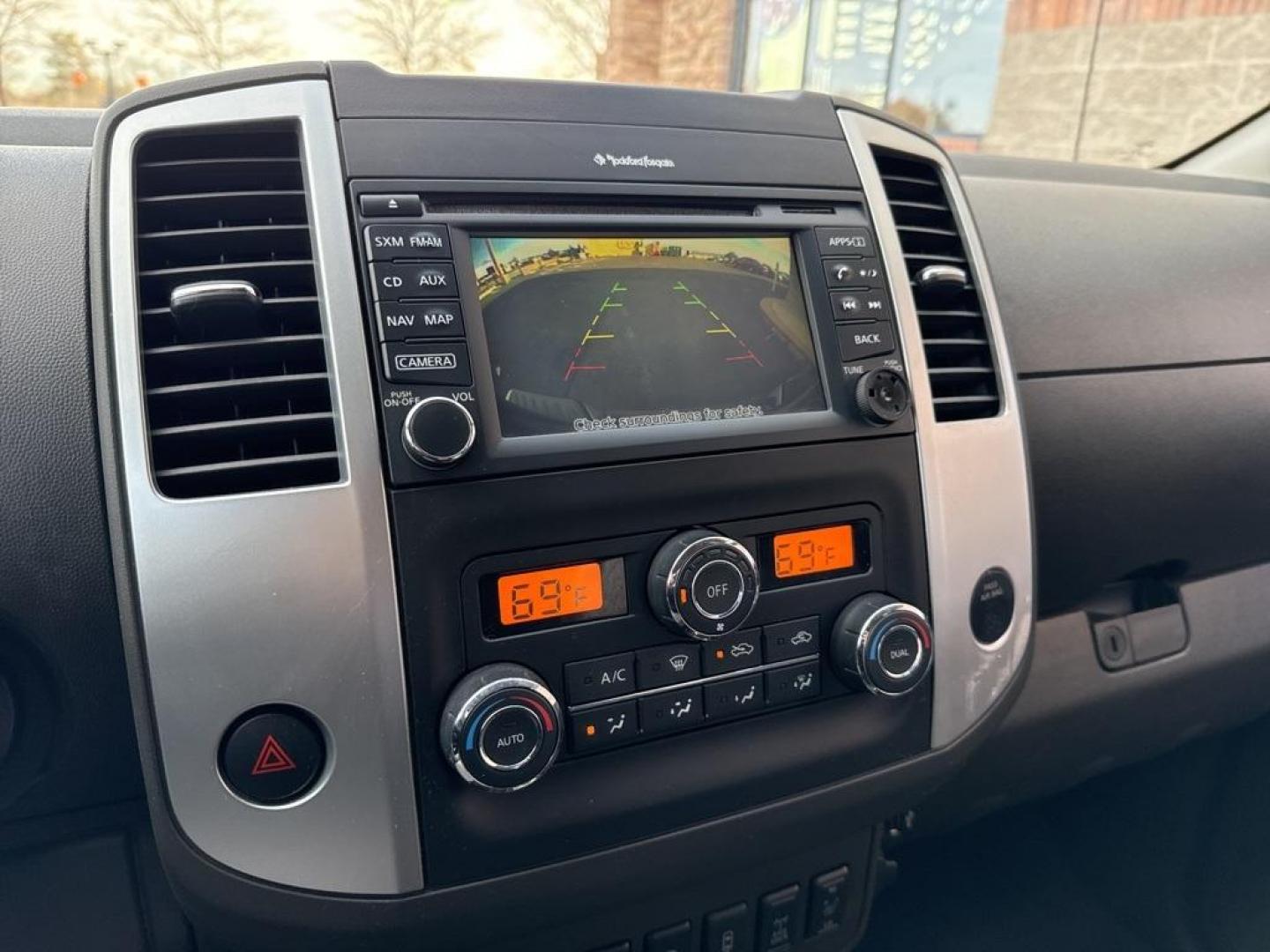 2018 Brilliant Silver /Graphite Nissan Frontier PRO-4X (1N6AD0EVXJN) with an 4.0L V6 DOHC engine, Automatic transmission, located at 8595 Washington St., Thornton, CO, 80229, (303) 287-5511, 39.852348, -104.978447 - 2018 Nissan Frontier PRO -4X 4WD in mint condition inside and out. This non smoker shows no signs of abuse anywhere and is rust free. Clean Colorado title and ready to go!! <br><br>All Cars Have Clean Titles And Are Serviced Before Sale., Clean Carfax, No Accident, Heated Seats, Apple/Android Car Pl - Photo#9