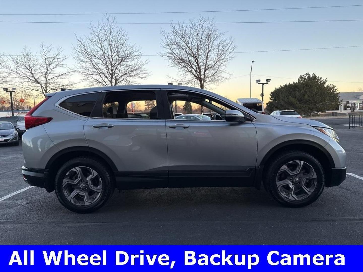 2018 Lunar Silver Metallic /Gray Honda CR-V EX (7FARW2H58JE) with an 1.5L I4 DOHC 16V engine, CVT transmission, located at 8595 Washington St., Thornton, CO, 80229, (303) 287-5511, 39.852348, -104.978447 - 2018 Honda CR-V AWD All Cars Have Clean Titles And Are Serviced Before Sale., Clean Carfax, No Accident, Apple/Android Car Play, Backup Camera, Non Smoker, No Pet Odor Or Hair, AWD.<br><br>D1 Auto NEVER charges dealer fees! All cars have clean titles and have been inspected for mechanical issues. We - Photo#3