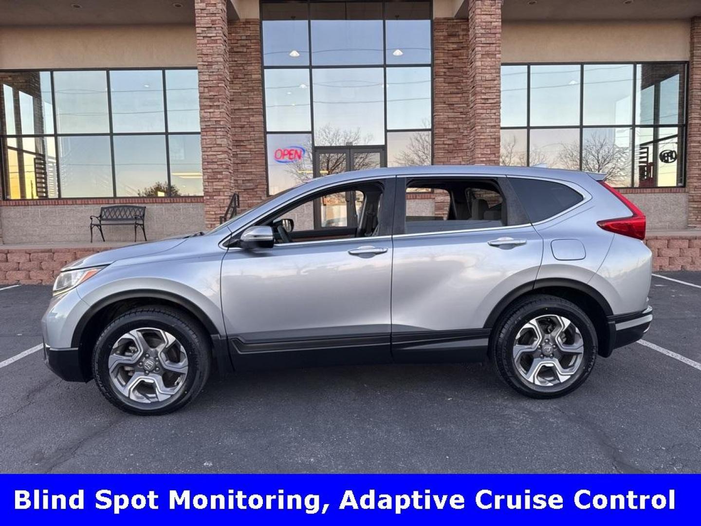 2018 Lunar Silver Metallic /Gray Honda CR-V EX (7FARW2H58JE) with an 1.5L I4 DOHC 16V engine, CVT transmission, located at 8595 Washington St., Thornton, CO, 80229, (303) 287-5511, 39.852348, -104.978447 - 2018 Honda CR-V AWD All Cars Have Clean Titles And Are Serviced Before Sale., Clean Carfax, No Accident, Apple/Android Car Play, Backup Camera, Non Smoker, No Pet Odor Or Hair, AWD.<br><br>D1 Auto NEVER charges dealer fees! All cars have clean titles and have been inspected for mechanical issues. We - Photo#4