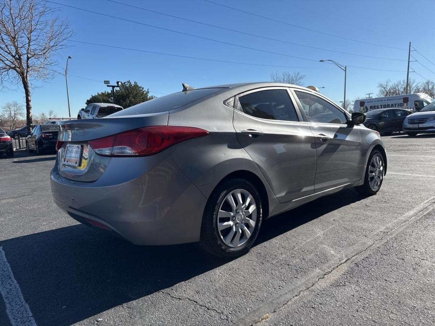 2012 Titanium Gray Metallic /Gray Hyundai Elantra GLS (KMHDH4AE0CU) with an 1.8L 4-Cylinder DOHC 16V Dual CVVT engine, Automatic transmission, located at 8595 Washington St., Thornton, CO, 80229, (303) 287-5511, 39.852348, -104.978447 - 2012 Hyundai Elantra FWD<br><br>D1 Auto NEVER charges dealer fees! All cars have clean titles and have been inspected for mechanical issues. We have financing for everyone. Good credit, bad credit, first time buyers.<br><br>Please call Lakewood Location 303-274-7692 or Thornton 303-287-5511 to sched - Photo#4