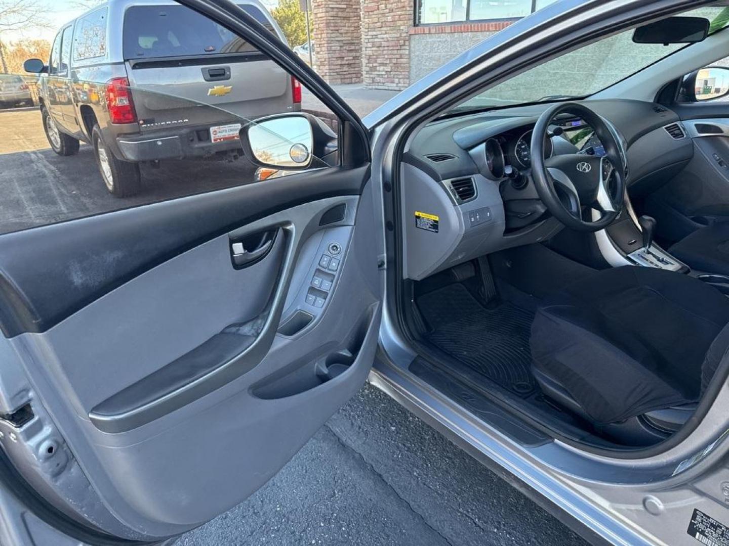 2012 Titanium Gray Metallic /Gray Hyundai Elantra GLS (KMHDH4AE0CU) with an 1.8L 4-Cylinder DOHC 16V Dual CVVT engine, Automatic transmission, located at 8595 Washington St., Thornton, CO, 80229, (303) 287-5511, 39.852348, -104.978447 - 2012 Hyundai Elantra FWD<br><br>D1 Auto NEVER charges dealer fees! All cars have clean titles and have been inspected for mechanical issues. We have financing for everyone. Good credit, bad credit, first time buyers.<br><br>Please call Lakewood Location 303-274-7692 or Thornton 303-287-5511 to sched - Photo#14