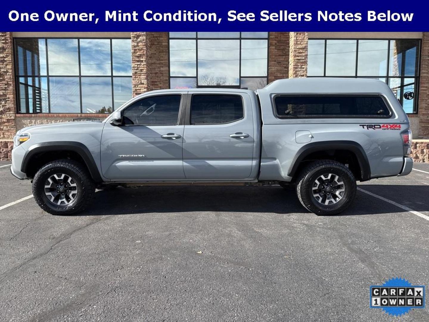 2021 Cement /Black Toyota Tacoma TRD Off-Road (3TMDZ5BN2MM) with an 3.5L V6 PDI DOHC 24V LEV3-ULEV70 278hp engine, Automatic transmission, located at 8595 Washington St., Thornton, CO, 80229, (303) 287-5511, 39.852348, -104.978447 - 2021 Toyota Tacoma TRD OFF ROAD PREMIUM. Fully loaded with every option available!! This truck is in mint condition inside and out with only one small scratch (see pictures). All keys and owners manuals presents. Non smoker and extra clean. CARFAX One-Owner. 4WD V6 All Cars Have Clean Titles And Ar - Photo#5