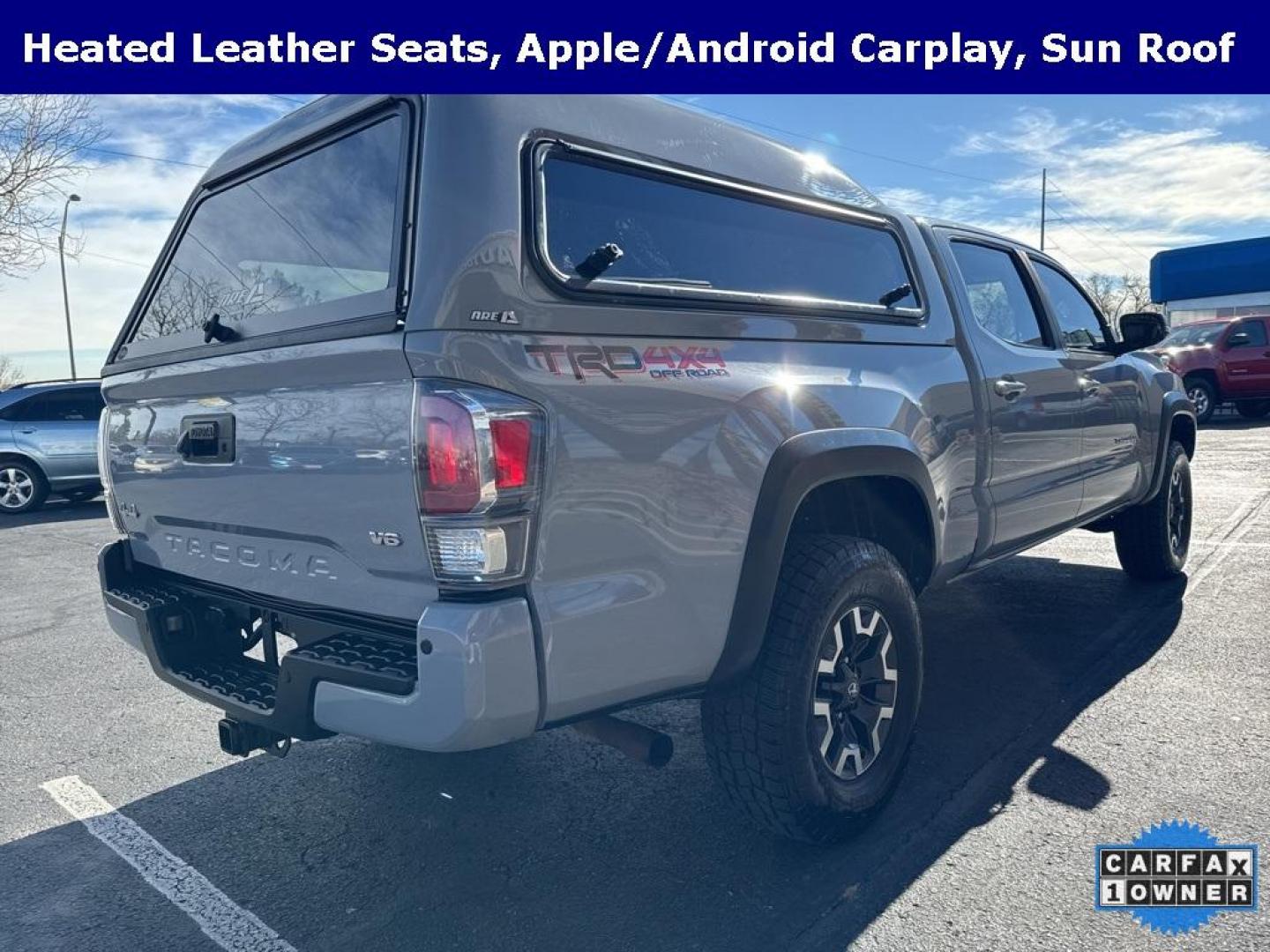 2021 Cement /Black Toyota Tacoma TRD Off-Road (3TMDZ5BN2MM) with an 3.5L V6 PDI DOHC 24V LEV3-ULEV70 278hp engine, Automatic transmission, located at 8595 Washington St., Thornton, CO, 80229, (303) 287-5511, 39.852348, -104.978447 - 2021 Toyota Tacoma TRD OFF ROAD PREMIUM.Fully loaded with every option available!! This truck is in mint condition inside and out with only one small scratch (see pictures). Carfax shows minor damage but there is no paint work on this vehicle. No rust and no wear. All keys and owners manuals present - Photo#4