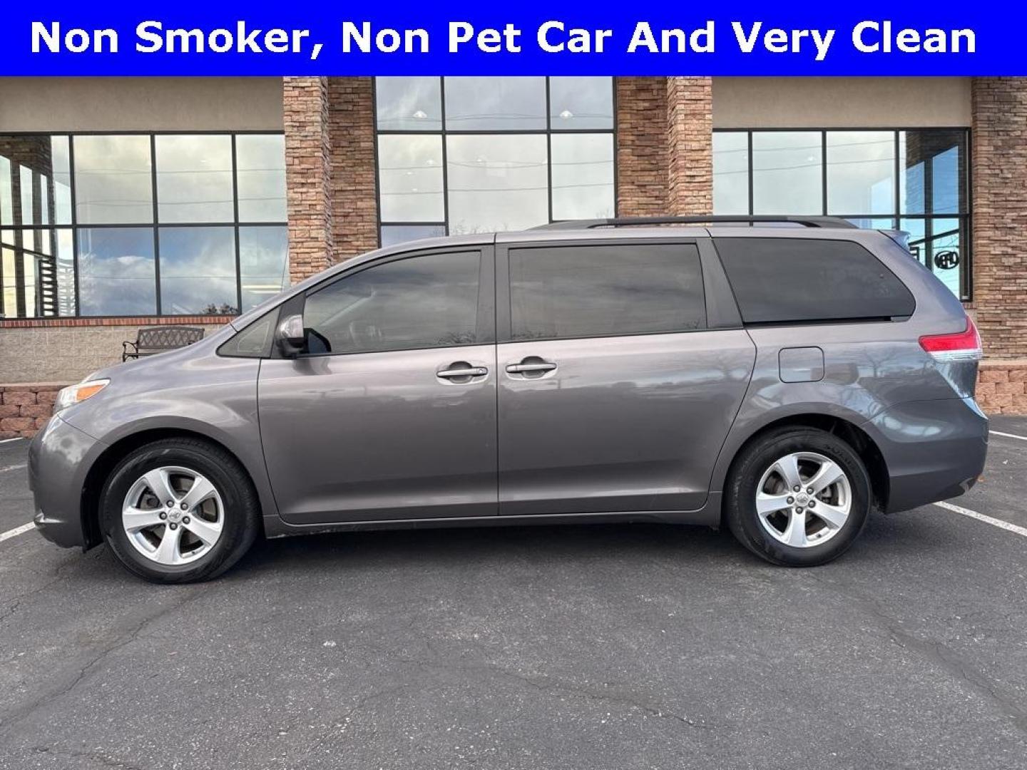 2014 Predawn Gray Mica /Light Gray Toyota Sienna LE (5TDKK3DCXES) with an 3.5L V6 SMPI DOHC engine, Automatic transmission, located at 8595 Washington St., Thornton, CO, 80229, (303) 287-5511, 39.852348, -104.978447 - 2014 Toyota Sienna FWD 8 Passenger<br><br>D1 Auto NEVER charges dealer fees! All cars have clean titles and have been inspected for mechanical issues. We have financing for everyone. Good credit, bad credit, first time buyers.<br>Clean CARFAX. Odometer is 24985 miles below market average!<br>Please - Photo#4