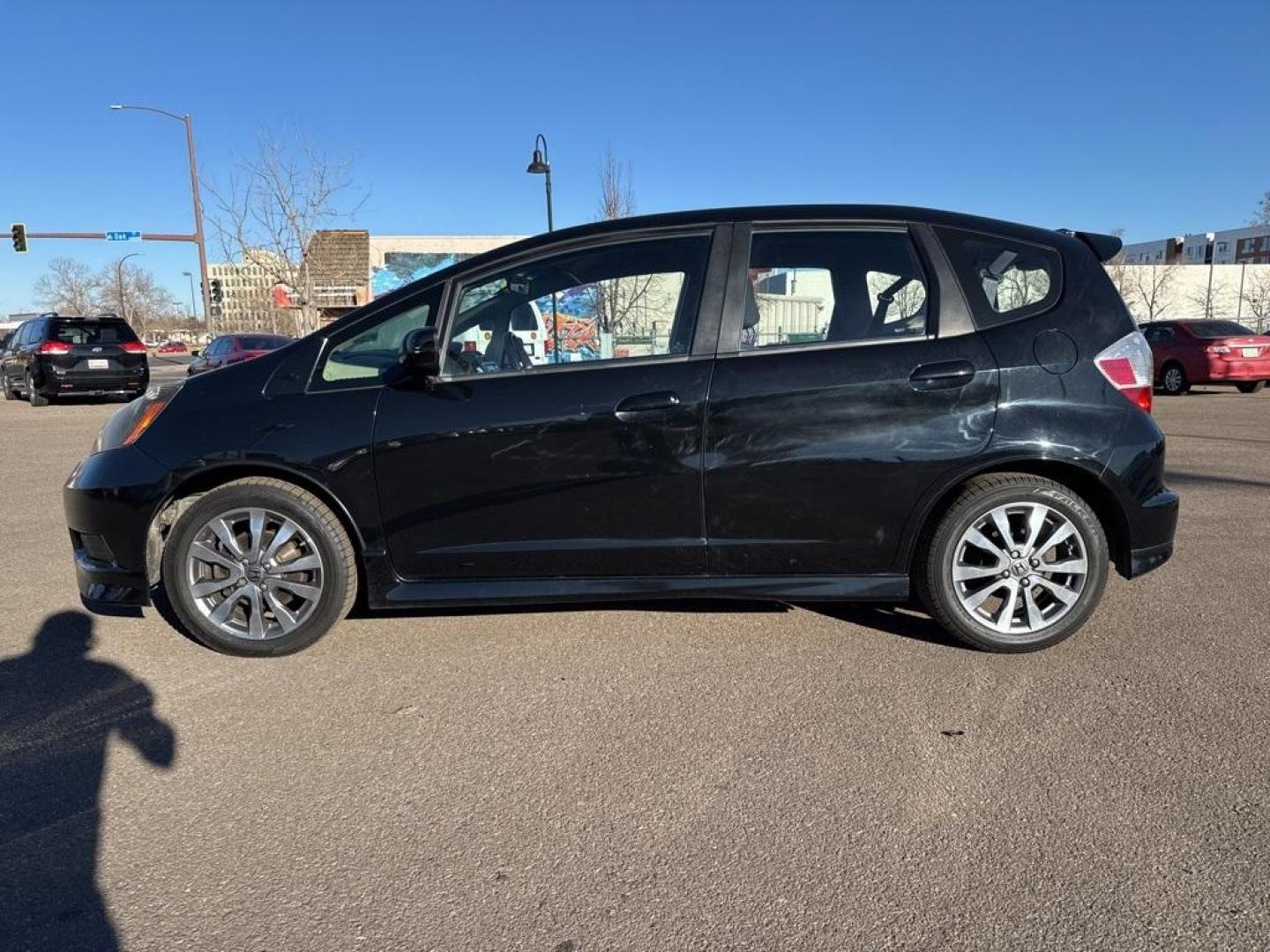 2013 Crystal Black Pearl /Black Honda Fit Sport (JHMGE8H59DC) with an 1.5L 16V 4-Cylinder SOHC i-VTEC engine, Automatic transmission, located at 8595 Washington St., Thornton, CO, 80229, (303) 287-5511, 39.852348, -104.978447 - 2013 Honda Fit FWD<br><br>D1 Auto NEVER charges dealer fees! All cars have clean titles and have been inspected for mechanical issues. We have financing for everyone. Good credit, bad credit, first time buyers.<br><br>Please call Lakewood Location 303-274-7692 or Thornton 303-287-5511 to schedule a - Photo#5