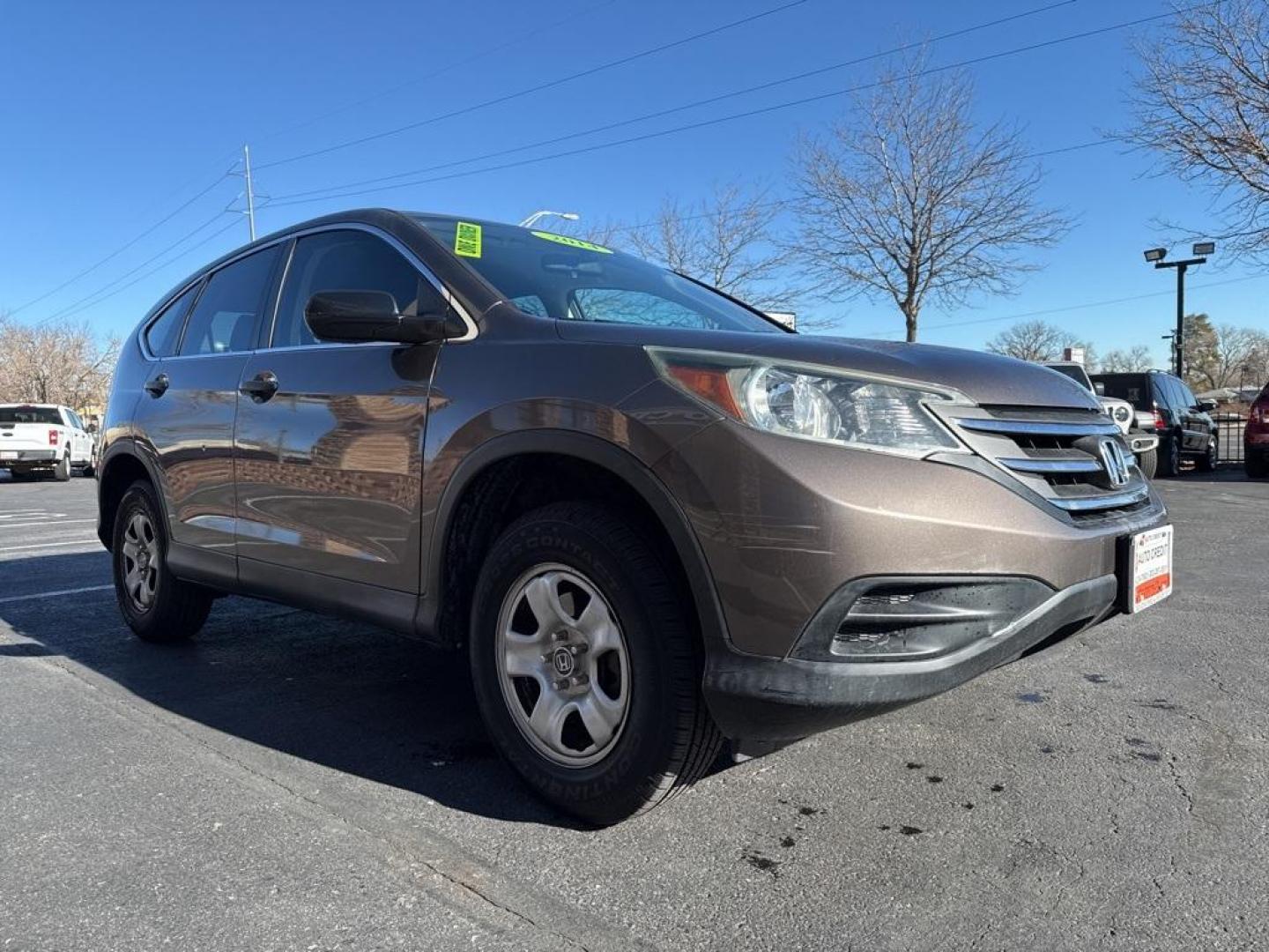 2014 Gray /Black Honda CR-V LX (2HKRM4H3XEH) with an 2.4L I4 DOHC 16V i-VTEC engine, Automatic transmission, located at 8595 Washington St., Thornton, CO, 80229, (303) 287-5511, 39.852348, -104.978447 - 2014 Honda CR-V CARFAX One-Owner. AWD AWD.<br><br>D1 Auto NEVER charges dealer fees! All cars have clean titles and have been inspected for mechanical issues. We have financing for everyone. Good credit, bad credit, first time buyers.<br>Clean CARFAX.<br>Please call Lakewood Location 303-274-7692 or - Photo#2