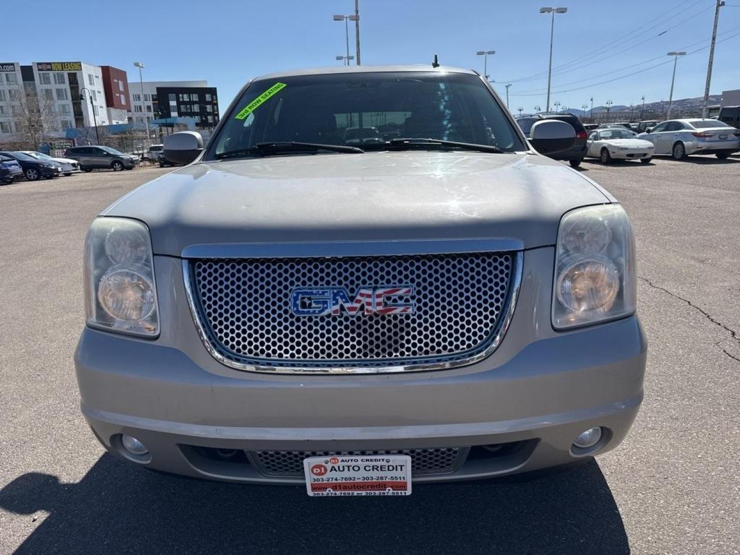 2007 Silver Birch Metallic /Ebony GMC Yukon Denali (1GKFK63887J) with an Vortec 6.2L V8 SFI VVT engine, Automatic transmission, located at 8595 Washington St., Thornton, CO, 80229, (303) 287-5511, 39.852348, -104.978447 - 2007 GMC Yukon AWD AWD.<br><br>D1 Auto NEVER charges dealer fees! All cars have clean titles and have been inspected for mechanical issues. We have financing for everyone. Good credit, bad credit, first time buyers.<br>Clean CARFAX.<br>Please call Lakewood Location 303-274-7692 or Thornton 303-287-5 - Photo#1