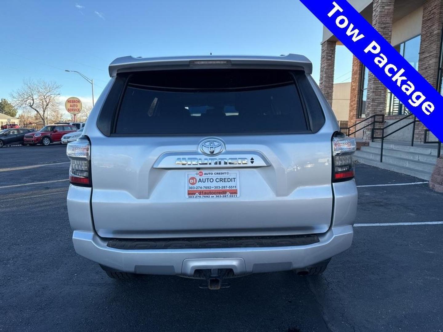 2021 Classic Silver Metallic /Gray Toyota 4Runner SR5 (JTEMU5JR1M5) with an 4.0L V6 SMPI DOHC engine, Automatic transmission, located at 8595 Washington St., Thornton, CO, 80229, (303) 287-5511, 39.852348, -104.978447 - 2021 Toyota 4Runner SR5 4WD With 3rd Row Seating!! No accidents and has a clean title. Well maintained and loaded with, Apple/ Android Carplay, backup camera, 3 rows of seating, power seat and more. <br><br> All Cars Have Clean Titles And Are Serviced Before Sale., Clean Carfax, No Accident, Apple/ - Photo#5