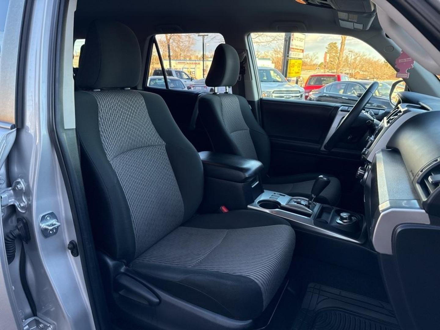 2021 Classic Silver Metallic /Gray Toyota 4Runner SR5 (JTEMU5JR1M5) with an 4.0L V6 SMPI DOHC engine, Automatic transmission, located at 8595 Washington St., Thornton, CO, 80229, (303) 287-5511, 39.852348, -104.978447 - 2021 Toyota 4Runner SR5 4WD With 3rd Row Seating!! No accidents and has a clean title. Well maintained and loaded with, Apple/ Android Carplay, backup camera, 3 rows of seating, power seat and more. <br><br> All Cars Have Clean Titles And Are Serviced Before Sale., Clean Carfax, No Accident, Apple/ - Photo#20