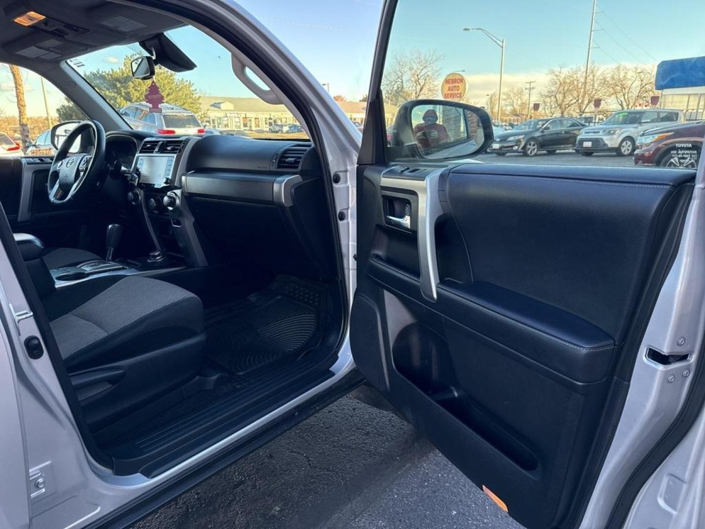 2021 Classic Silver Metallic /Gray Toyota 4Runner SR5 (JTEMU5JR1M5) with an 4.0L V6 SMPI DOHC engine, Automatic transmission, located at 8595 Washington St., Thornton, CO, 80229, (303) 287-5511, 39.852348, -104.978447 - 2021 Toyota 4Runner SR5 4WD With 3rd Row Seating!! No accidents and has a clean title. Well maintained and loaded with, Apple/ Android Carplay, backup camera, 3 rows of seating, power seat and more. <br><br> All Cars Have Clean Titles And Are Serviced Before Sale., Clean Carfax, No Accident, Apple/ - Photo#22