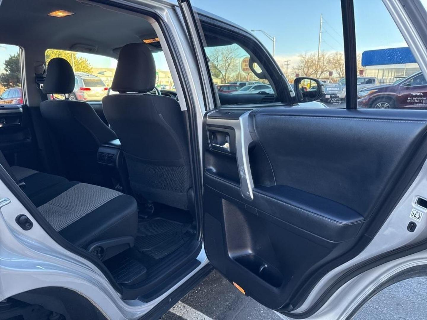 2021 Classic Silver Metallic /Gray Toyota 4Runner SR5 (JTEMU5JR1M5) with an 4.0L V6 SMPI DOHC engine, Automatic transmission, located at 8595 Washington St., Thornton, CO, 80229, (303) 287-5511, 39.852348, -104.978447 - 2021 Toyota 4Runner SR5 4WD With 3rd Row Seating!! No accidents and has a clean title. Well maintained and loaded with, Apple/ Android Carplay, backup camera, 3 rows of seating, power seat and more. <br><br> All Cars Have Clean Titles And Are Serviced Before Sale., Clean Carfax, No Accident, Apple/ - Photo#23