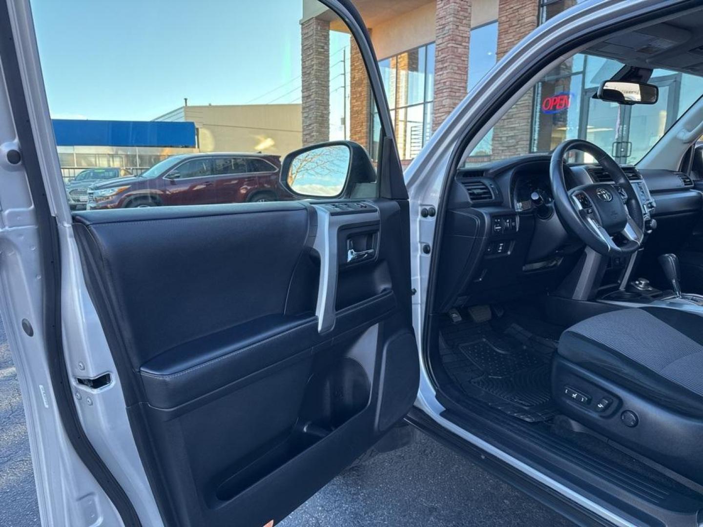 2021 Classic Silver Metallic /Gray Toyota 4Runner SR5 (JTEMU5JR1M5) with an 4.0L V6 SMPI DOHC engine, Automatic transmission, located at 8595 Washington St., Thornton, CO, 80229, (303) 287-5511, 39.852348, -104.978447 - 2021 Toyota 4Runner SR5 4WD With 3rd Row Seating!! No accidents and has a clean title. Well maintained and loaded with, Apple/ Android Carplay, backup camera, 3 rows of seating, power seat and more. <br><br> All Cars Have Clean Titles And Are Serviced Before Sale., Clean Carfax, No Accident, Apple/ - Photo#25