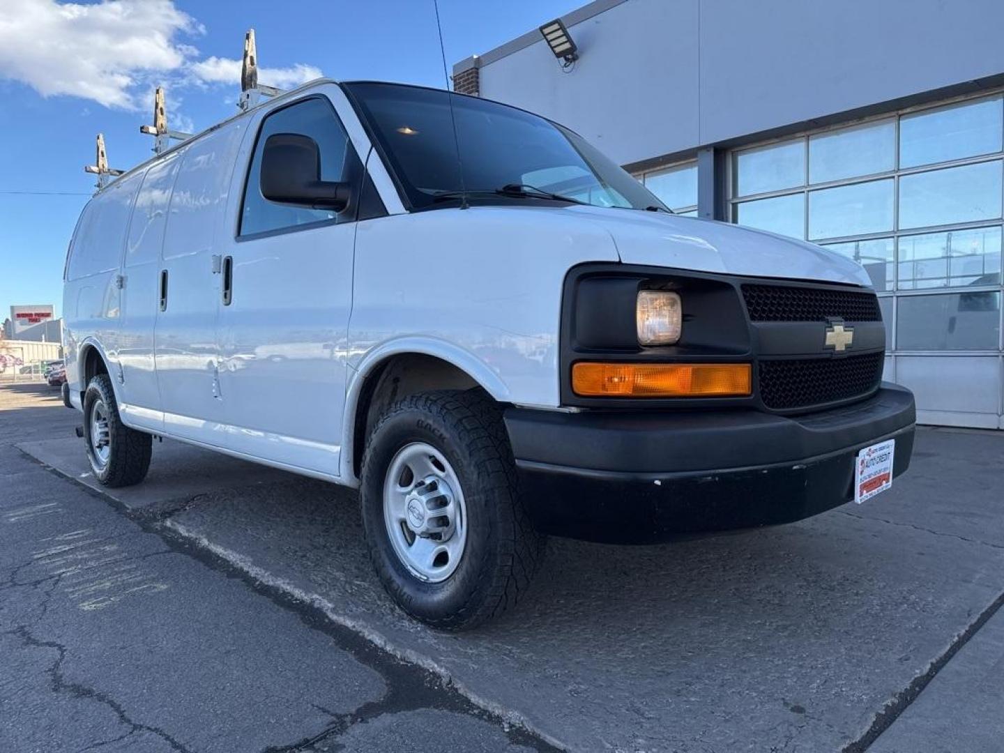 2015 Summit White /Medium Pewter Chevrolet Express 2500 Work Van (1GCWGFCFXF1) with an Vortec 4.8L V8 SFI engine, Automatic transmission, located at 8595 Washington St., Thornton, CO, 80229, (303) 287-5511, 39.852348, -104.978447 - 2015 Chevrolet Express 2500 CARFAX One-Owner. RWD Cargo<br><br>D1 Auto NEVER charges dealer fees! All cars have clean titles and have been inspected for mechanical issues. We have financing for everyone. Good credit, bad credit, first time buyers.<br>Clean CARFAX.<br>Please call Lakewood Location 30 - Photo#2