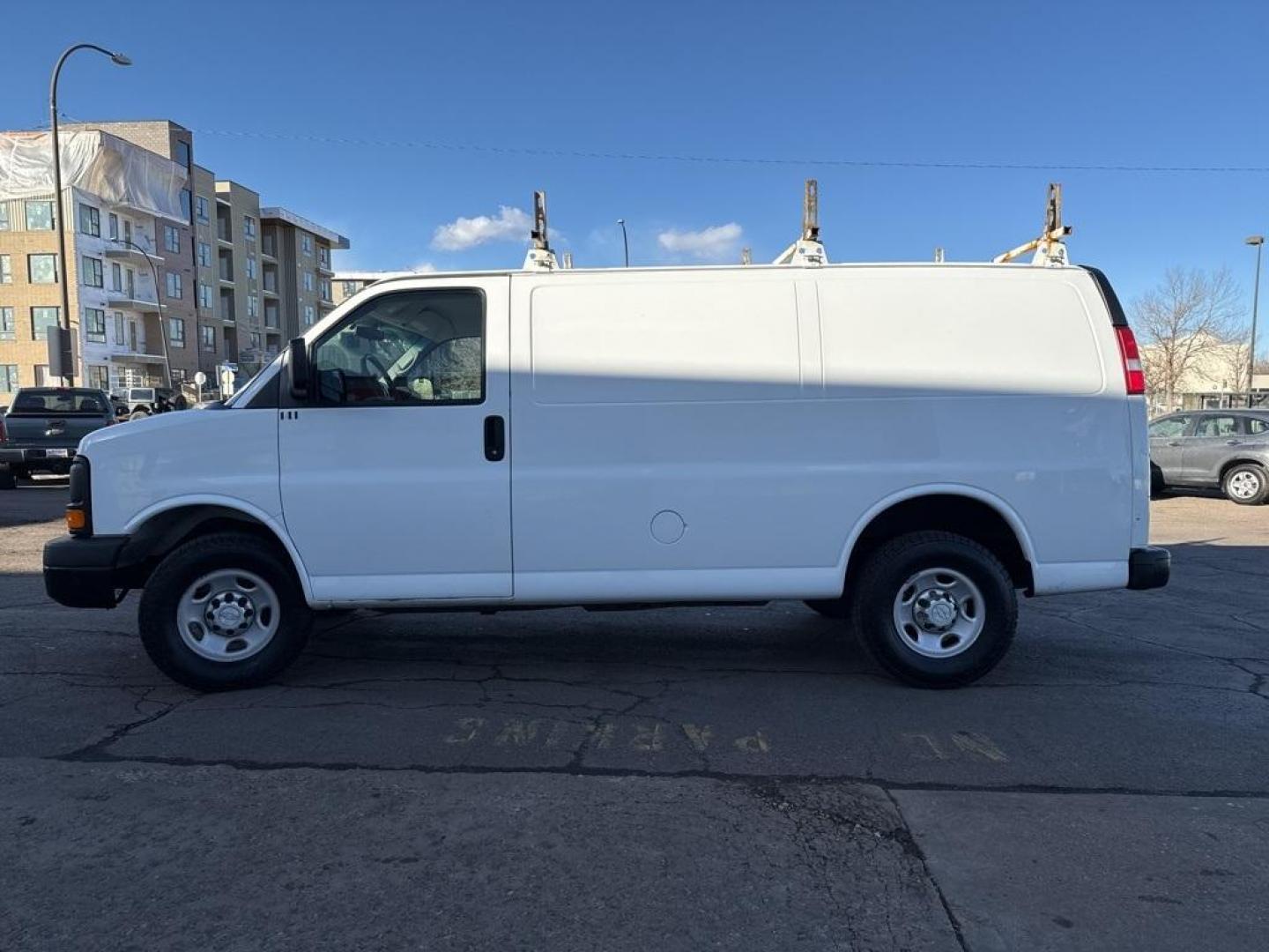 2015 Summit White /Medium Pewter Chevrolet Express 2500 Work Van (1GCWGFCFXF1) with an Vortec 4.8L V8 SFI engine, Automatic transmission, located at 8595 Washington St., Thornton, CO, 80229, (303) 287-5511, 39.852348, -104.978447 - 2015 Chevrolet Express 2500 CARFAX One-Owner. RWD Cargo<br><br>D1 Auto NEVER charges dealer fees! All cars have clean titles and have been inspected for mechanical issues. We have financing for everyone. Good credit, bad credit, first time buyers.<br>Clean CARFAX.<br>Please call Lakewood Location 30 - Photo#7