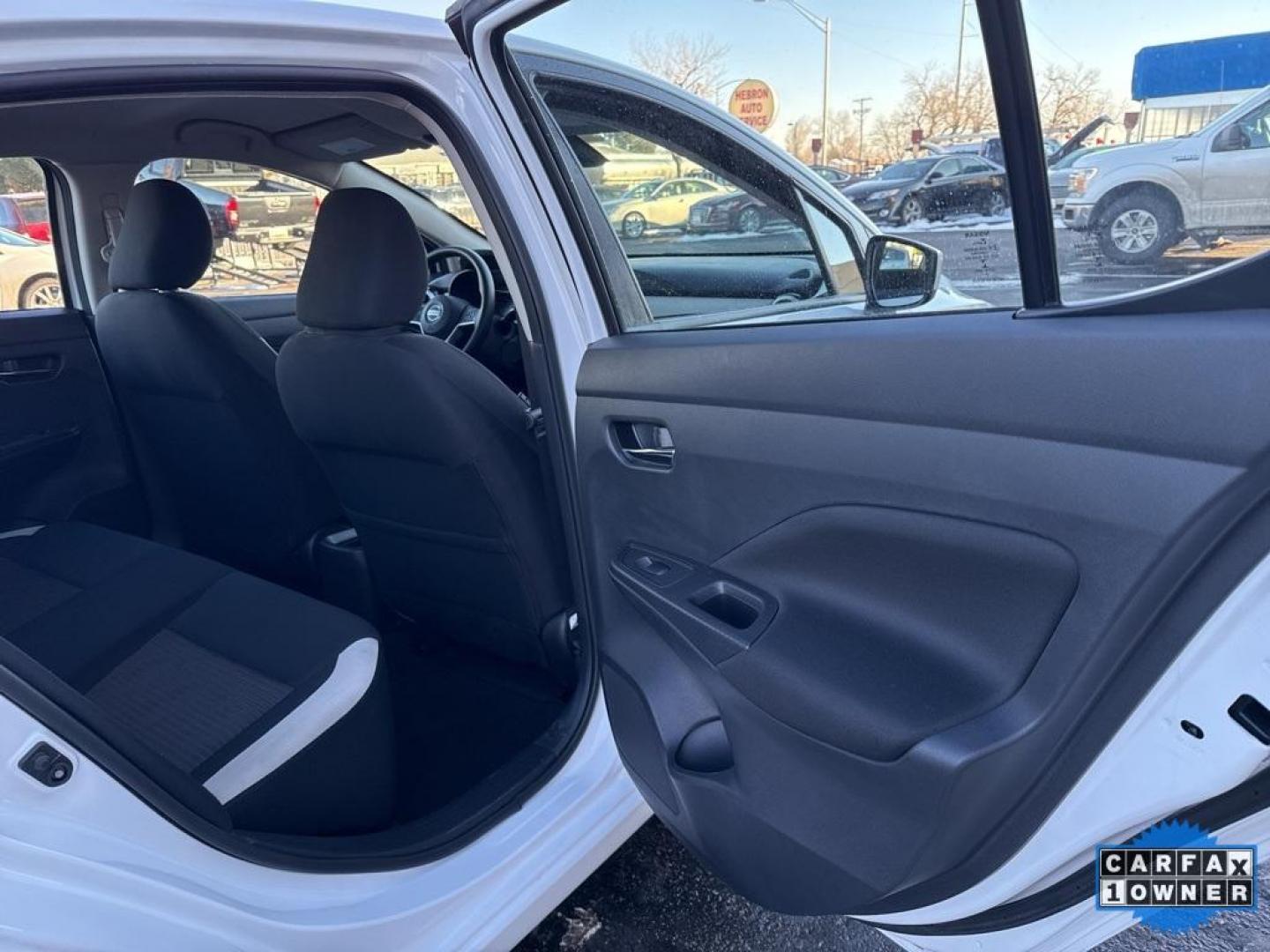 2022 Aspen White Tricoat /Graphite Nissan Versa 1.6 SV (3N1CN8EV9NL) with an 1.6L 4-Cylinder DOHC 16V engine, CVT transmission, located at 10890 W. Colfax Ave., Lakewood, CO, 80215, (303) 274-7692, 39.739914, -105.120132 - 2022 Nissan Versa CARFAX One-Owner.... All Cars Have Clean Titles And Are Serviced Before Sale., CarfaxOne Owner, No Accidents, Apple/Android Car Play, All Books and Keys, New Tires, Blind Spot Monitoring, Backup Camera, Non Smoker, No Pet Odor Or Hair, 1.6L 4-Cylinder DOHC 16V, FWD.<br><br>D1 Auto - Photo#23