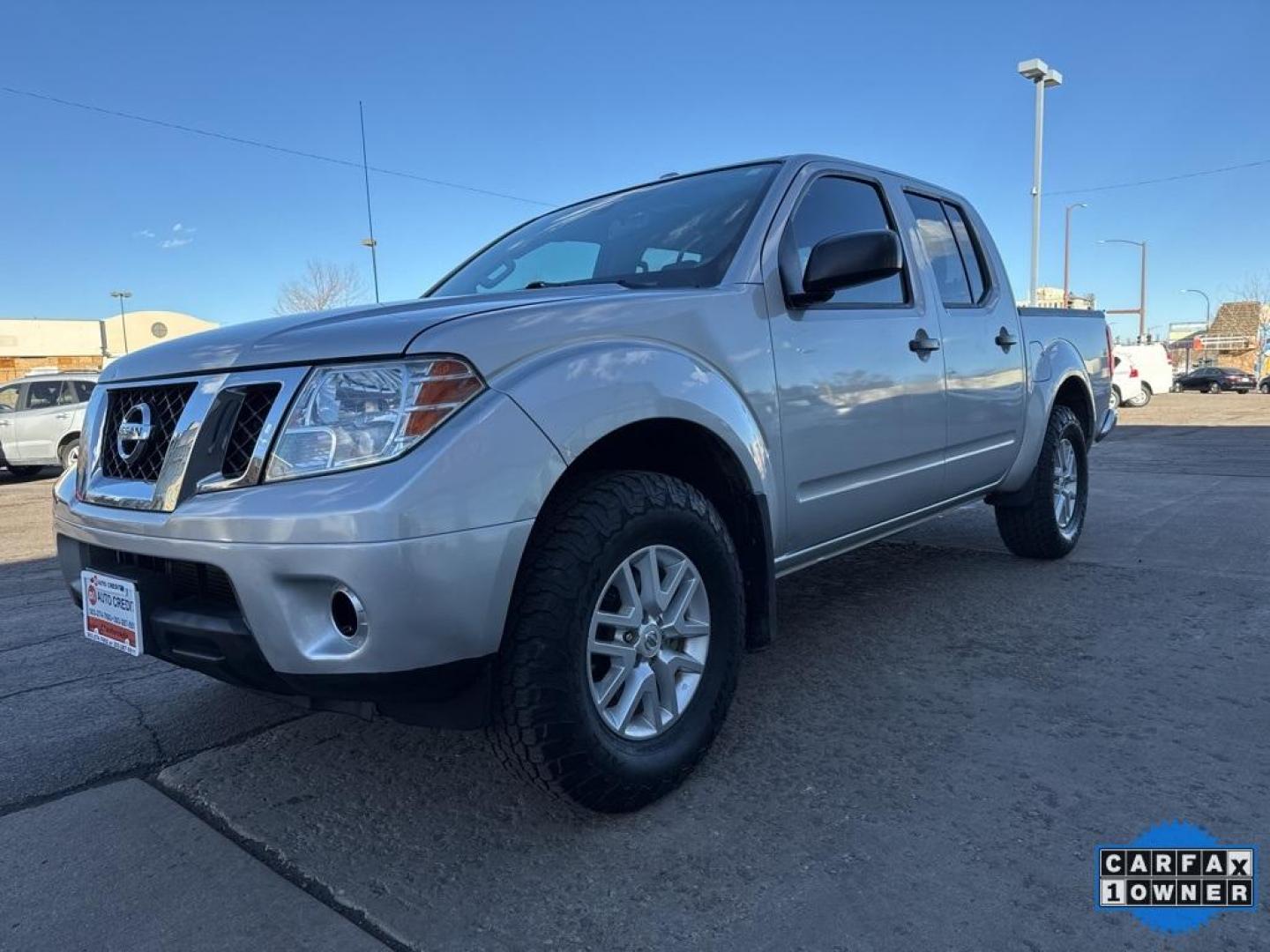 2016 Brilliant Silver /Steel Nissan Frontier SV (1N6AD0EV7GN) with an 4.0L V6 DOHC engine, Automatic transmission, located at 10890 W. Colfax Ave., Lakewood, CO, 80215, (303) 274-7692, 39.739914, -105.120132 - 2016 Nissan Frontier CARFAX One-Owner. 4WD All Cars Have Clean Titles And Are Serviced Before Sale., CarfaxOne Owner, Bluetooth/ With Bluetooth Audio, 4.0L V6 DOHC, 4WD.<br><br>D1 Auto NEVER charges dealer fees! All cars have clean titles and have been inspected for mechanical issues. We have financ - Photo#0