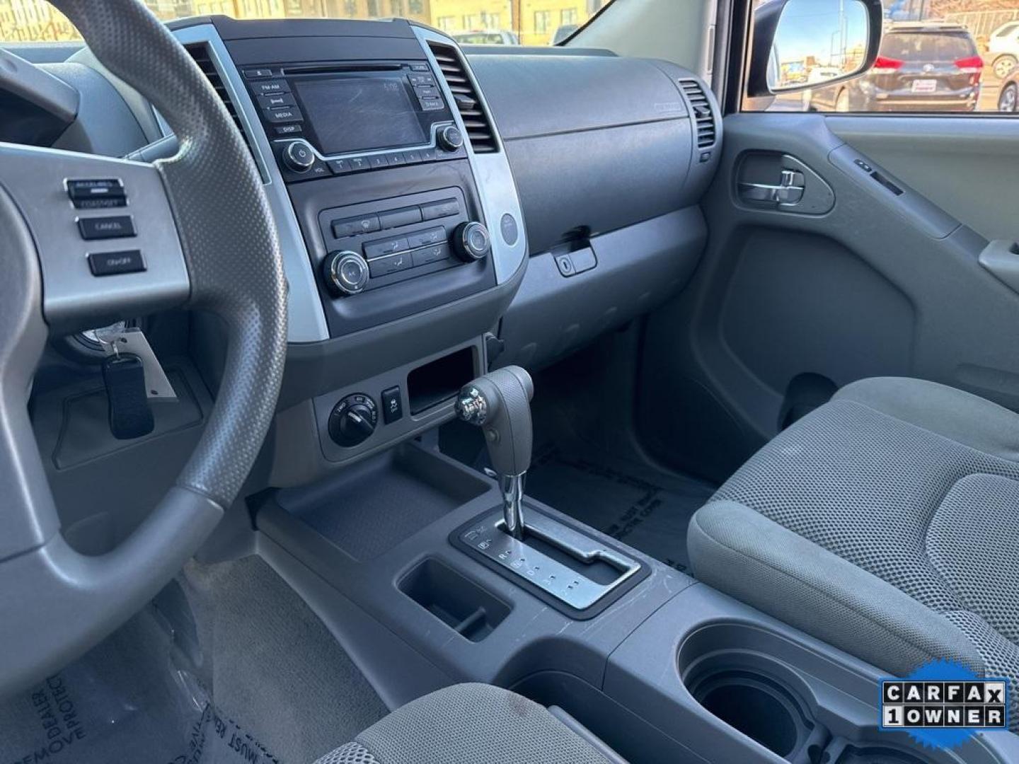 2016 Brilliant Silver /Steel Nissan Frontier SV (1N6AD0EV7GN) with an 4.0L V6 DOHC engine, Automatic transmission, located at 10890 W. Colfax Ave., Lakewood, CO, 80215, (303) 274-7692, 39.739914, -105.120132 - 2016 Nissan Frontier CARFAX One-Owner. 4WD All Cars Have Clean Titles And Are Serviced Before Sale., CarfaxOne Owner, Bluetooth/ With Bluetooth Audio, 4.0L V6 DOHC, 4WD.<br><br>D1 Auto NEVER charges dealer fees! All cars have clean titles and have been inspected for mechanical issues. We have financ - Photo#16