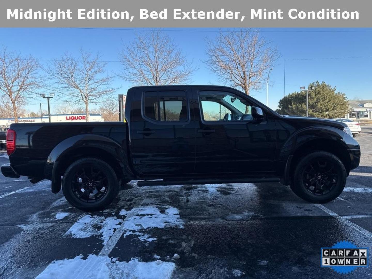 2019 Magnetic Black Pearl /Steel Nissan Frontier SV (1N6AD0EV5KN) with an 4.0L V6 DOHC engine, Automatic transmission, located at 8595 Washington St., Thornton, CO, 80229, (303) 287-5511, 39.852348, -104.978447 - 2019 Nissan Frontier CARFAX One-Owner. 4WD Midnight Edition All Cars Have Clean Titles And Are Serviced Before Sale., CarfaxOne Owner, No Accidents, Apple/Android Car Play, Backup Camera, Heated Seats, Bluetooth/ With Bluetooth Audio, Frontier SV Midnight Edition, 4WD, Bed Liner, Bed Liner/Trailer H - Photo#3