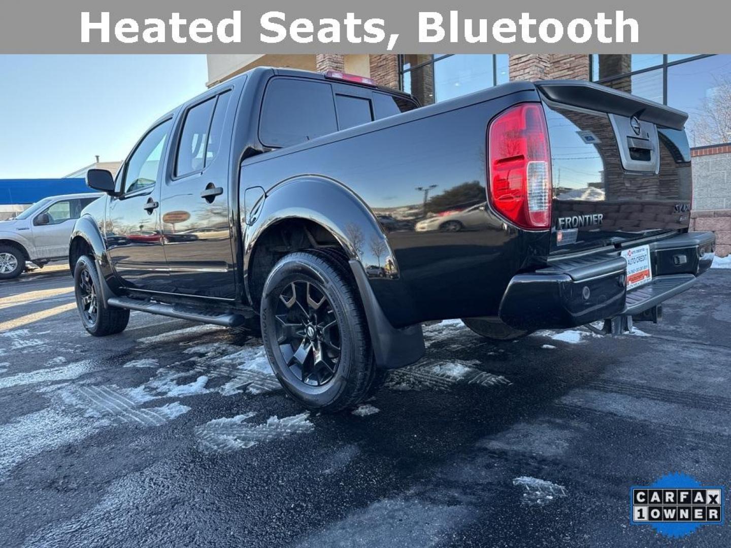 2019 Magnetic Black Pearl /Steel Nissan Frontier SV (1N6AD0EV5KN) with an 4.0L V6 DOHC engine, Automatic transmission, located at 8595 Washington St., Thornton, CO, 80229, (303) 287-5511, 39.852348, -104.978447 - 2019 Nissan Frontier CARFAX One-Owner. 4WD Midnight Edition All Cars Have Clean Titles And Are Serviced Before Sale., CarfaxOne Owner, No Accidents, Apple/Android Car Play, Backup Camera, Heated Seats, Bluetooth/ With Bluetooth Audio, Frontier SV Midnight Edition, 4WD, Bed Liner, Bed Liner/Trailer H - Photo#7