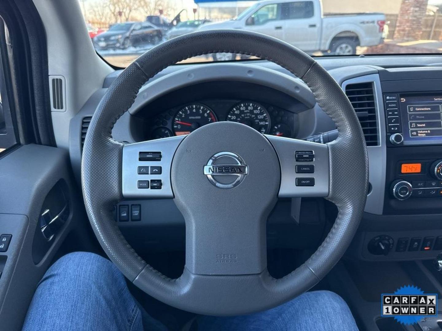 2019 Magnetic Black Pearl /Steel Nissan Frontier SV (1N6AD0EV5KN) with an 4.0L V6 DOHC engine, Automatic transmission, located at 8595 Washington St., Thornton, CO, 80229, (303) 287-5511, 39.852348, -104.978447 - 2019 Nissan Frontier CARFAX One-Owner. 4WD Midnight Edition All Cars Have Clean Titles And Are Serviced Before Sale., CarfaxOne Owner, No Accidents, Apple/Android Car Play, Backup Camera, Heated Seats, Bluetooth/ With Bluetooth Audio, Frontier SV Midnight Edition, 4WD, Bed Liner, Bed Liner/Trailer H - Photo#21