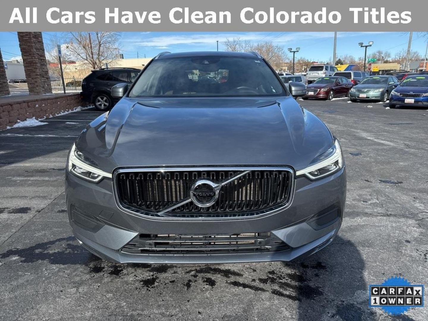 2021 Bright Silver Metallic /Maroon Brown Volvo XC60 T6 Momentum (YV4A22RK5M1) with an I4 Supercharged engine, Automatic transmission, located at 8595 Washington St., Thornton, CO, 80229, (303) 287-5511, 39.852348, -104.978447 - 2021 Volvo XC60 CARFAX One-Owner with regular service on Carfax. T6 engine producing 316 horsepower and equiped with Climate and Premium package. Loaded with hetaed front and rear seats, heated steering wheel, blind spot montoring, collision avoidance and mitigation. Apple/Android Carplay, Panoramic - Photo#1