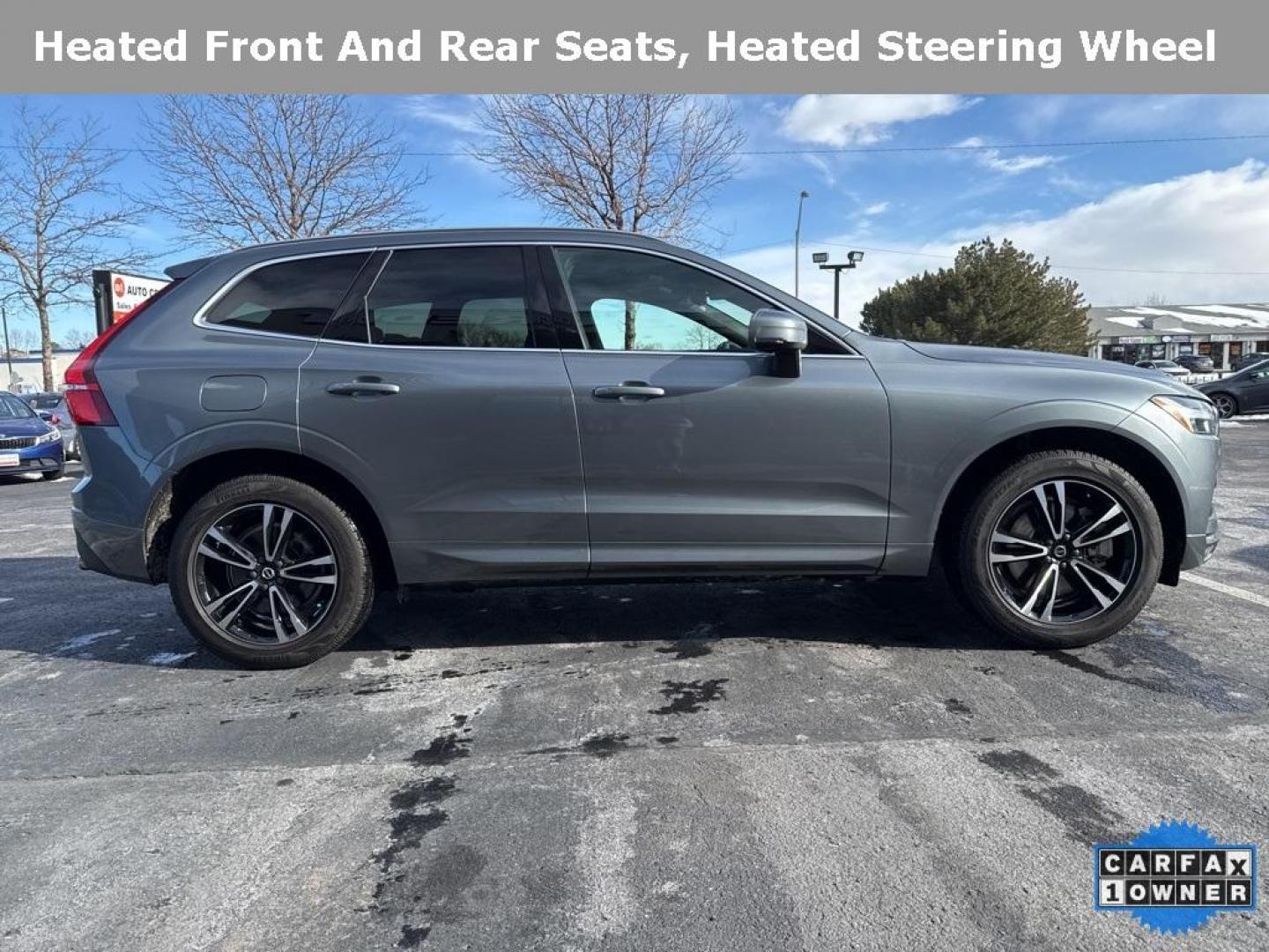 2021 Bright Silver Metallic /Maroon Brown Volvo XC60 T6 Momentum (YV4A22RK5M1) with an I4 Supercharged engine, Automatic transmission, located at 8595 Washington St., Thornton, CO, 80229, (303) 287-5511, 39.852348, -104.978447 - 2021 Volvo XC60 CARFAX One-Owner with regular service on Carfax. T6 engine producing 316 horsepower and equiped with Climate and Premium package. Loaded with hetaed front and rear seats, heated steering wheel, blind spot montoring, collision avoidance and mitigation. Apple/Android Carplay, Panoramic - Photo#4