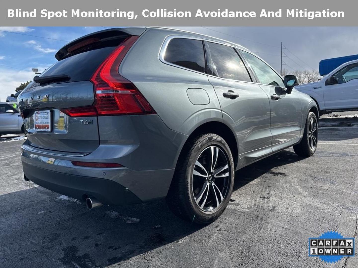 2021 Bright Silver Metallic /Maroon Brown Volvo XC60 T6 Momentum (YV4A22RK5M1) with an I4 Supercharged engine, Automatic transmission, located at 8595 Washington St., Thornton, CO, 80229, (303) 287-5511, 39.852348, -104.978447 - 2021 Volvo XC60 CARFAX One-Owner with regular service on Carfax. T6 engine producing 316 horsepower and equiped with Climate and Premium package. Loaded with hetaed front and rear seats, heated steering wheel, blind spot montoring, collision avoidance and mitigation. Apple/Android Carplay, Panoramic - Photo#5