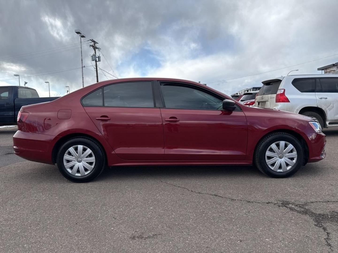 2016 Cardinal Red Metallic /Black Volkswagen Jetta 1.4T S (3VW267AJ6GM) with an I4 engine, Automatic transmission, located at 8595 Washington St., Thornton, CO, 80229, (303) 287-5511, 39.852348, -104.978447 - 2016 Volkswagen Jetta FWD All Cars Have Clean Titles And Are Serviced Before Sale., Clean Carfax, No Accident, New Tires, Non Smoker, 6-Speed Automatic with Tiptronic, FWD.<br><br>D1 Auto NEVER charges dealer fees! All cars have clean titles and have been inspected for mechanical issues. We have fin - Photo#3